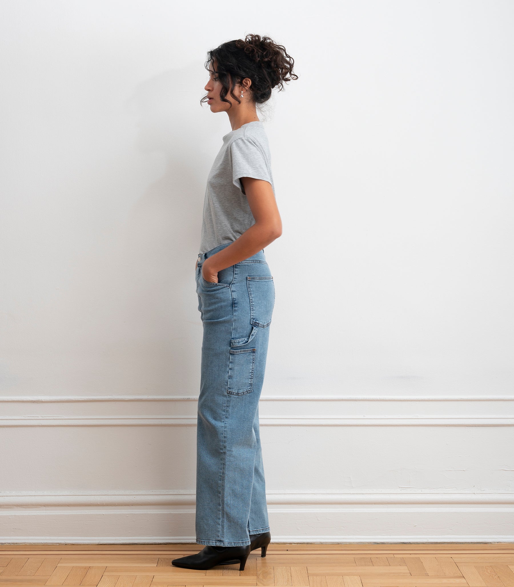 Best Jeans for Curvy Women | Wide Leg Jeans | Quinn Jeans - Loup