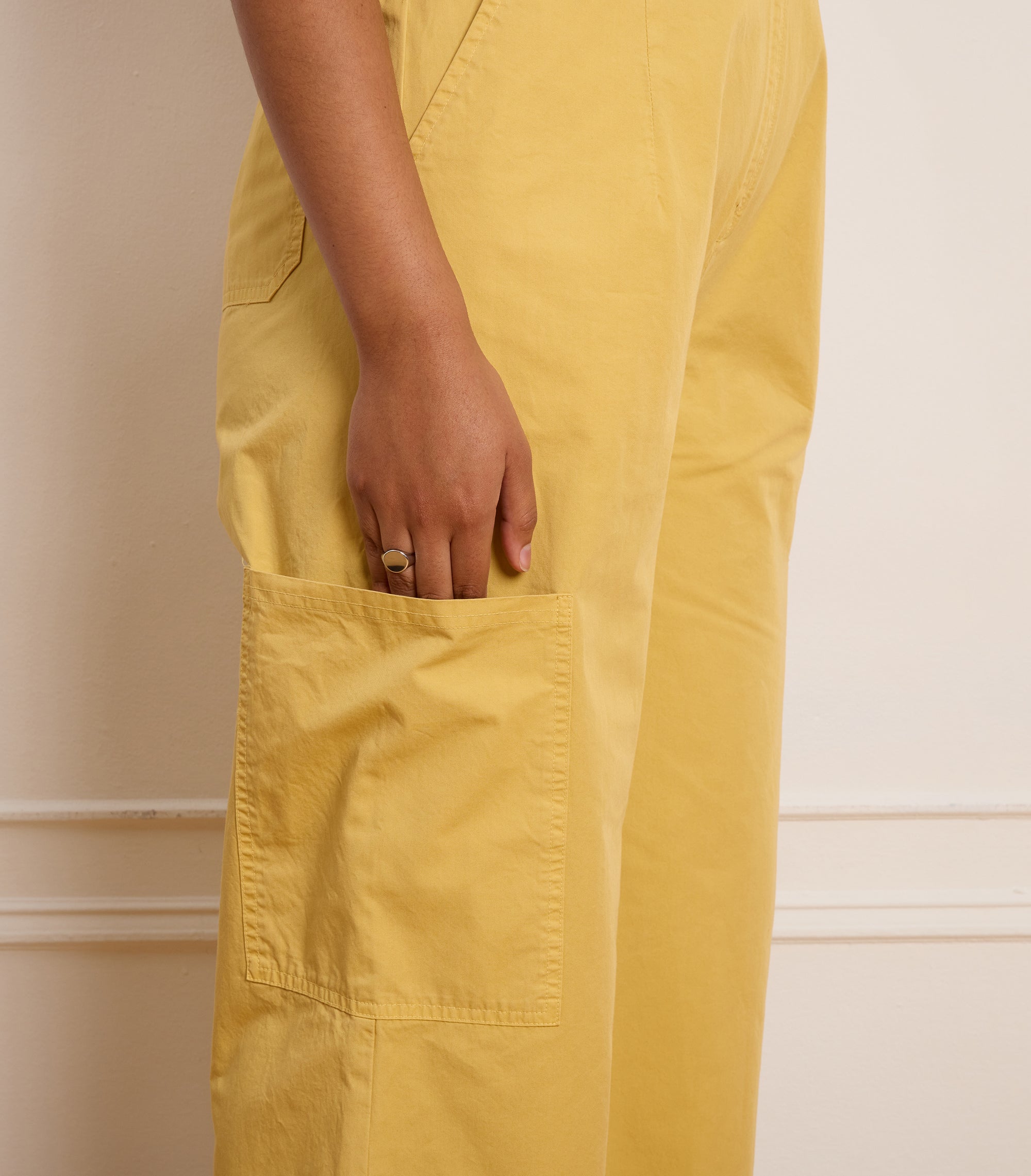 Bella Short Sleeve Cargo Jumpsuit - Burnt Khaki