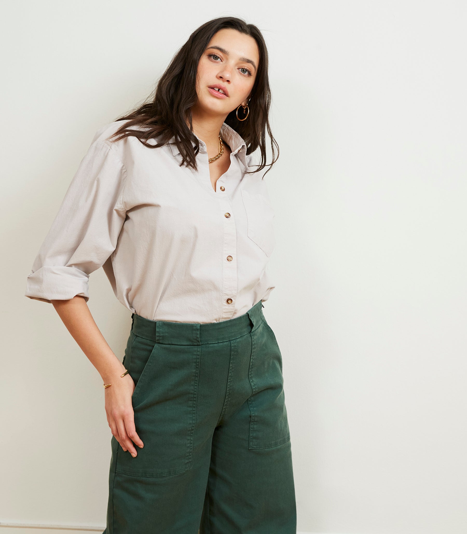 Sabrina Best Pants for Curvy Women | High-Rise Wide Leg Pants – Loup