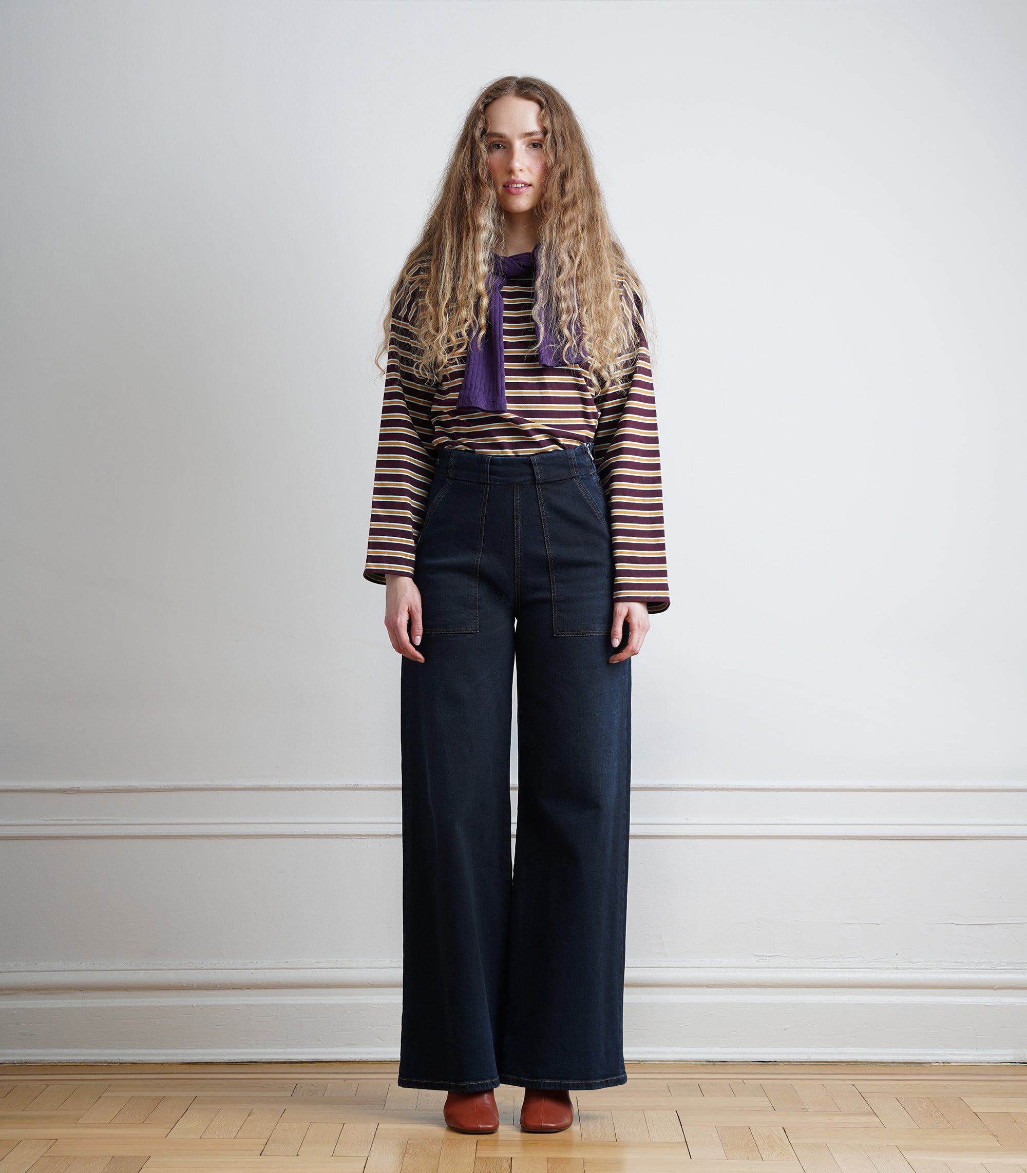 Long Sabrina Wide-Leg Jeans | High-Waist Wide Leg Denim | Loup