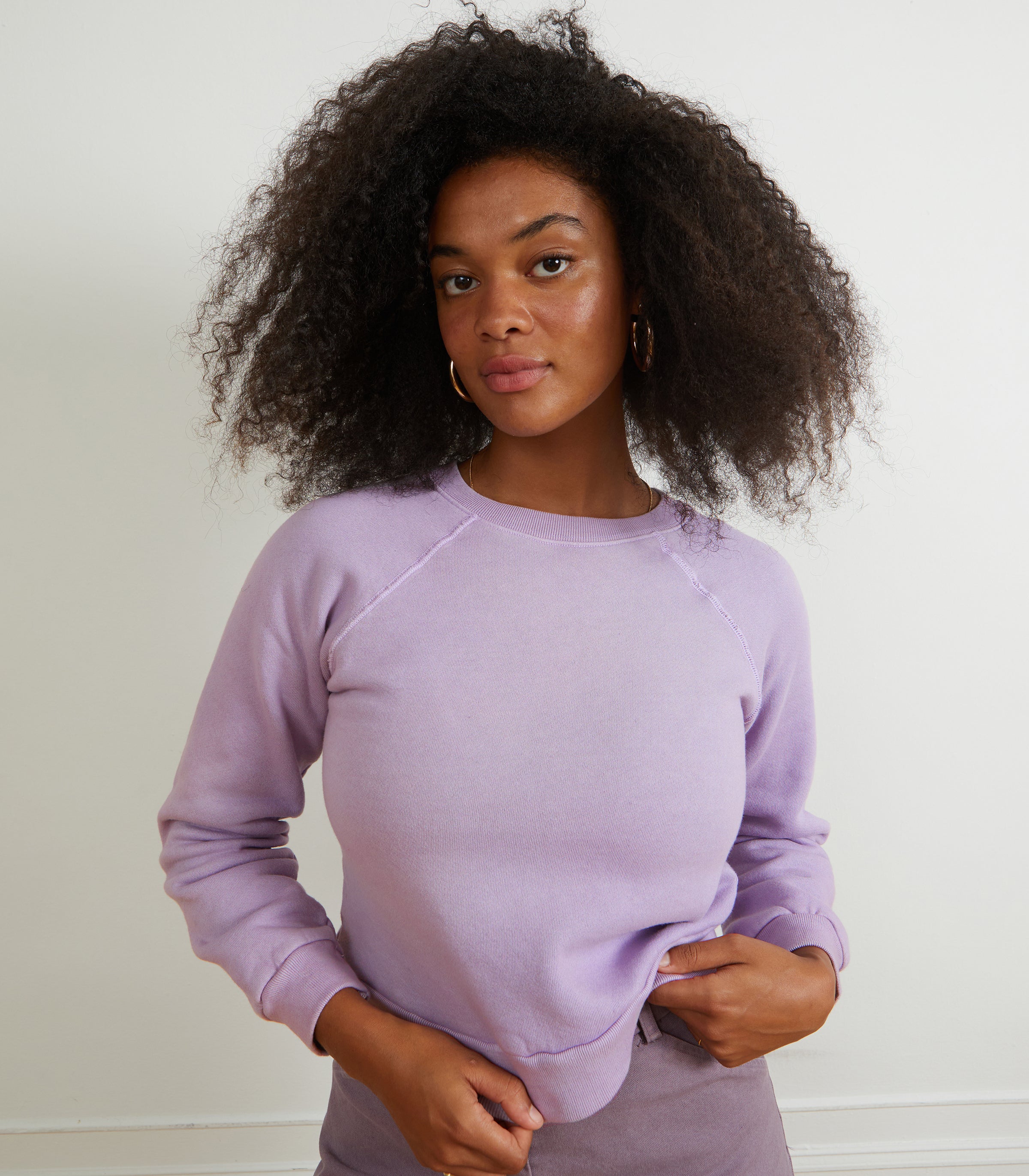 Nico Crew Neck Sweatshirt - Dusty Mauve