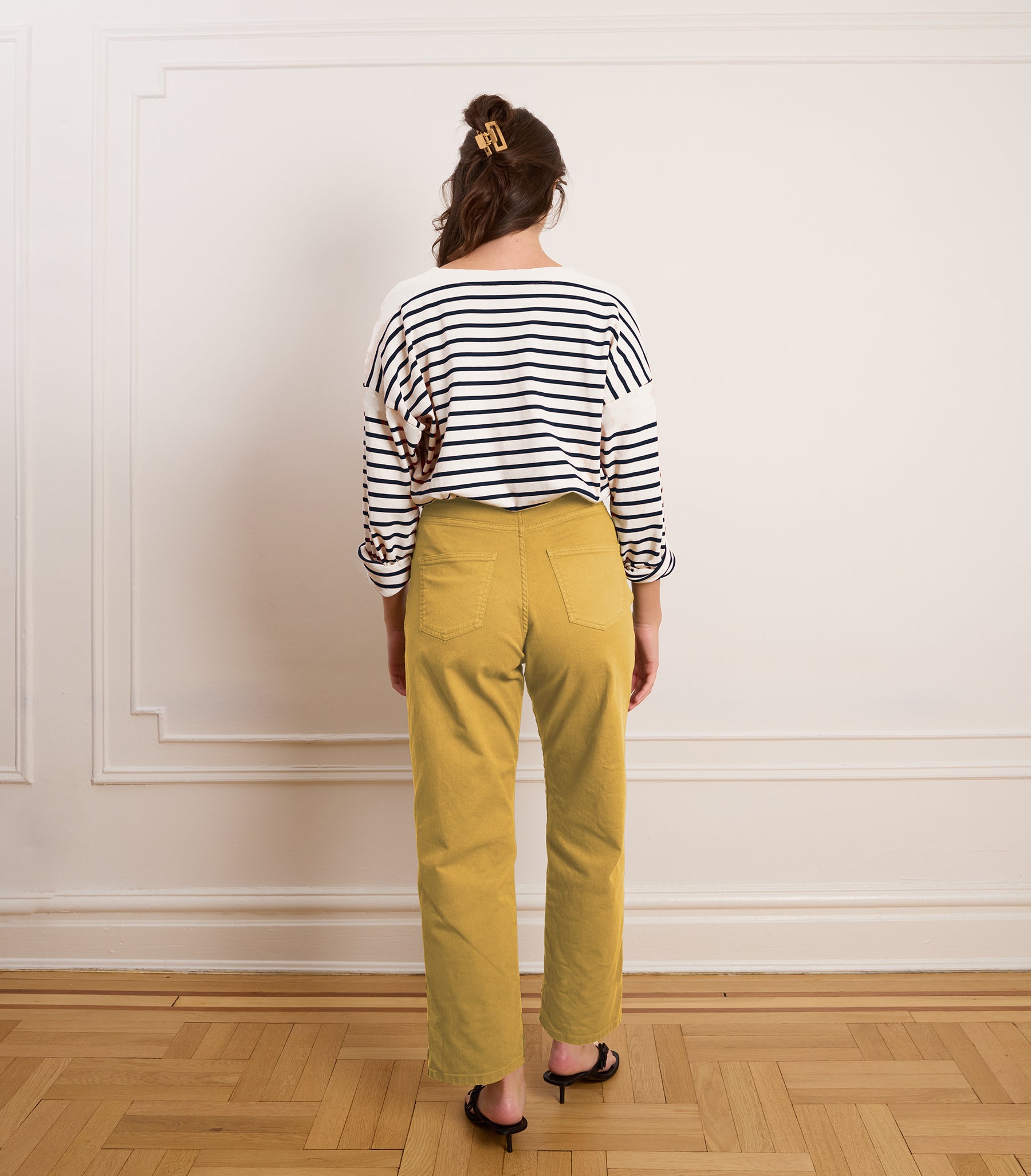 Marianne Oversized Breton Tee - Navy Stripe