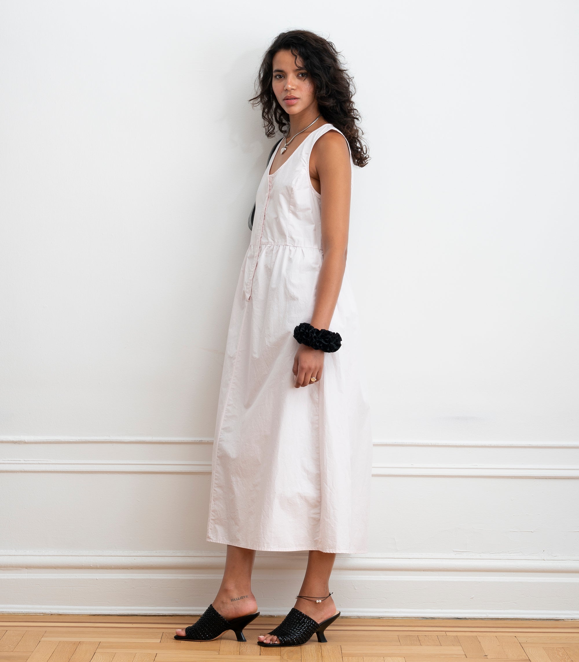 Sierra Button Up Midi Dress - Primrose