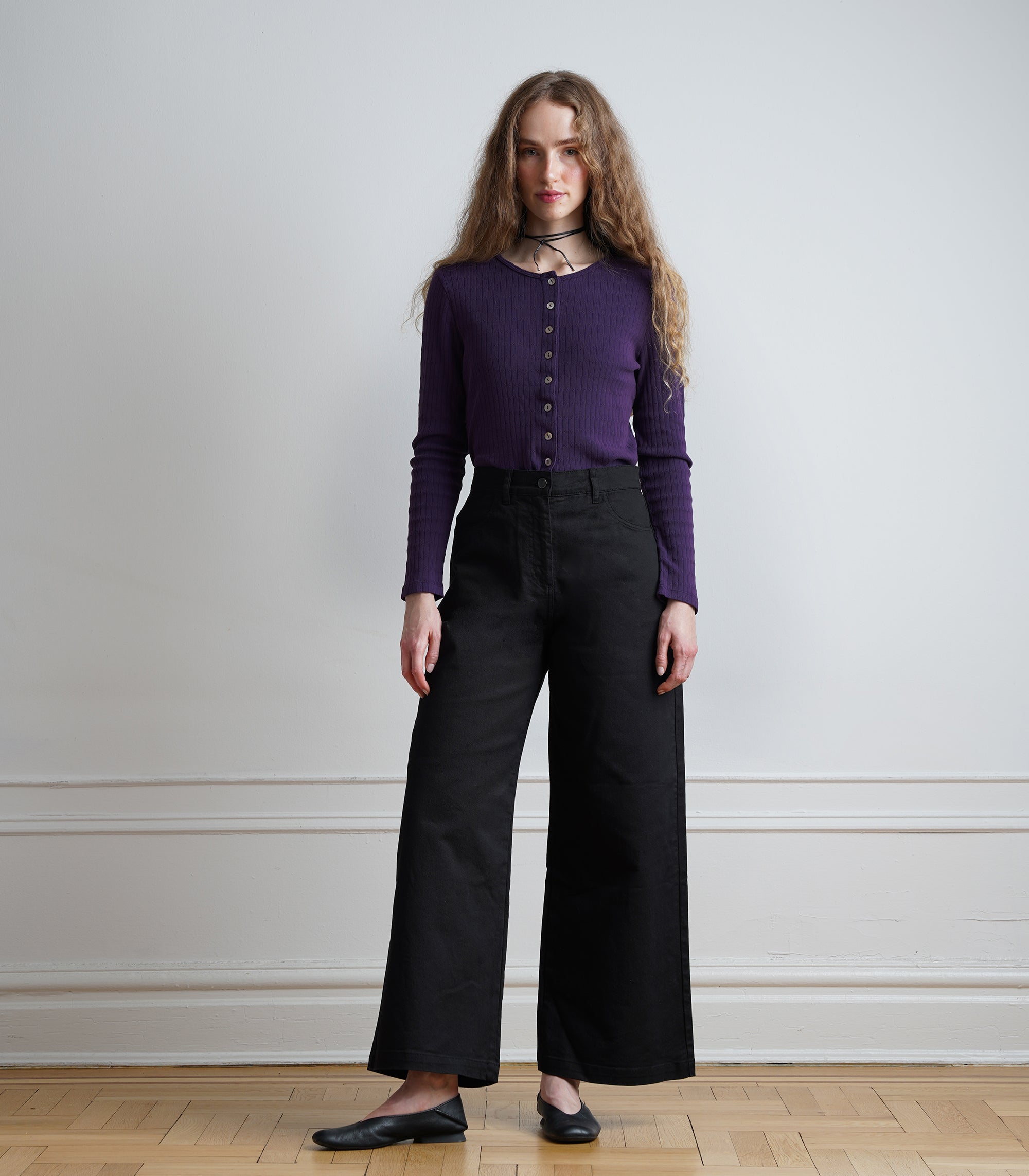 Toni Wide Ankle Pants - Black