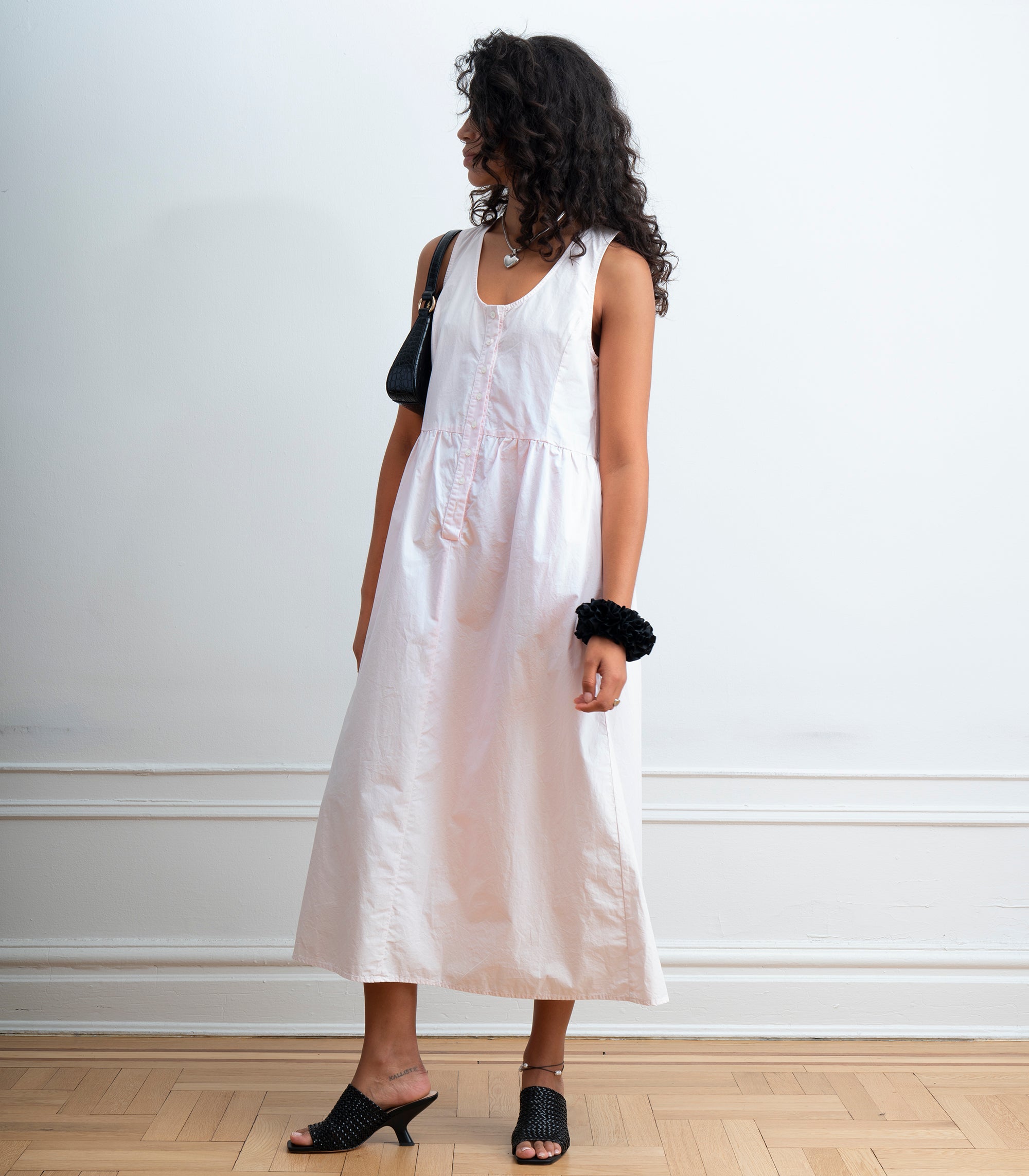 Sierra Button Up Midi Dress - Primrose
