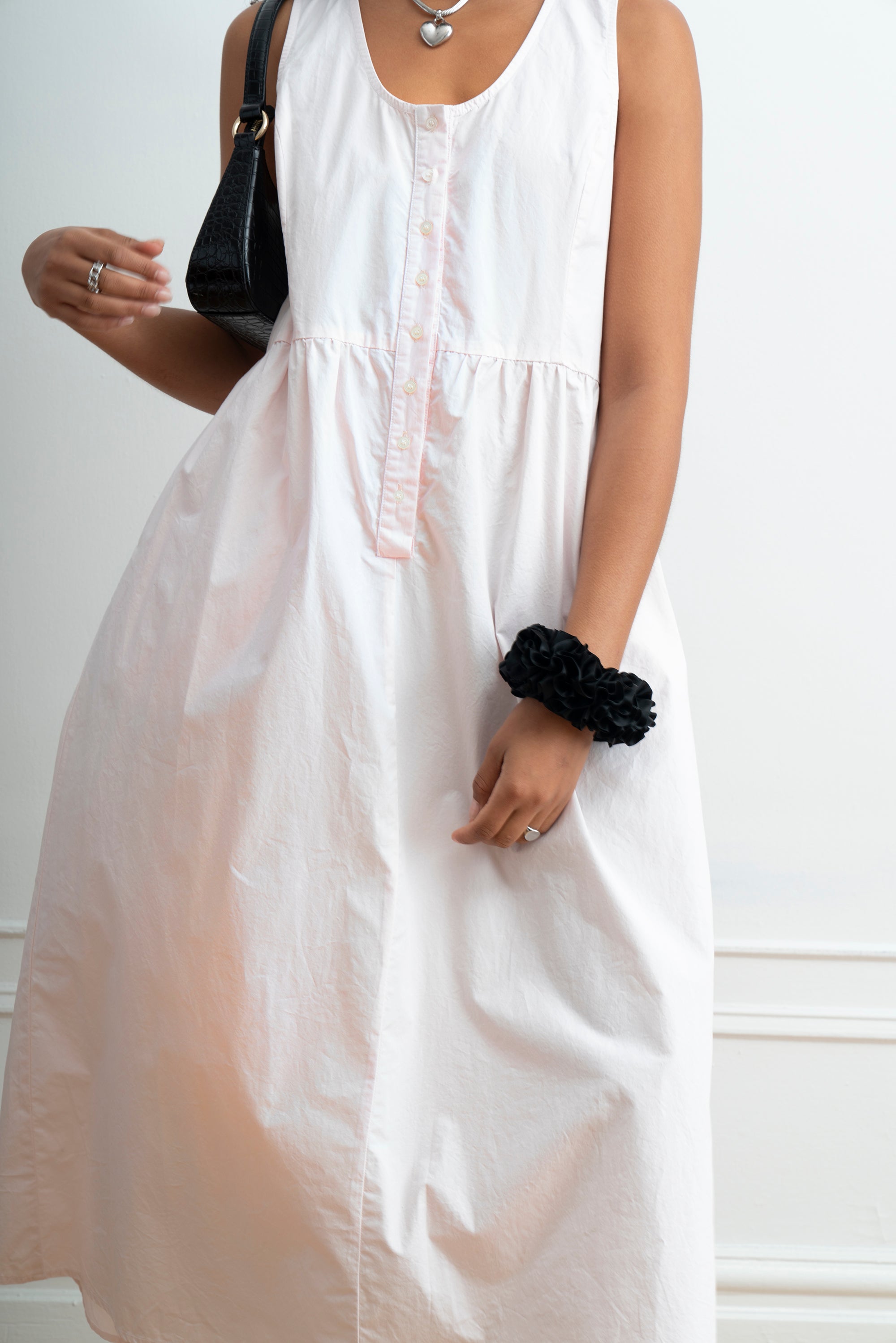 Sierra Button Up Midi Dress - Primrose
