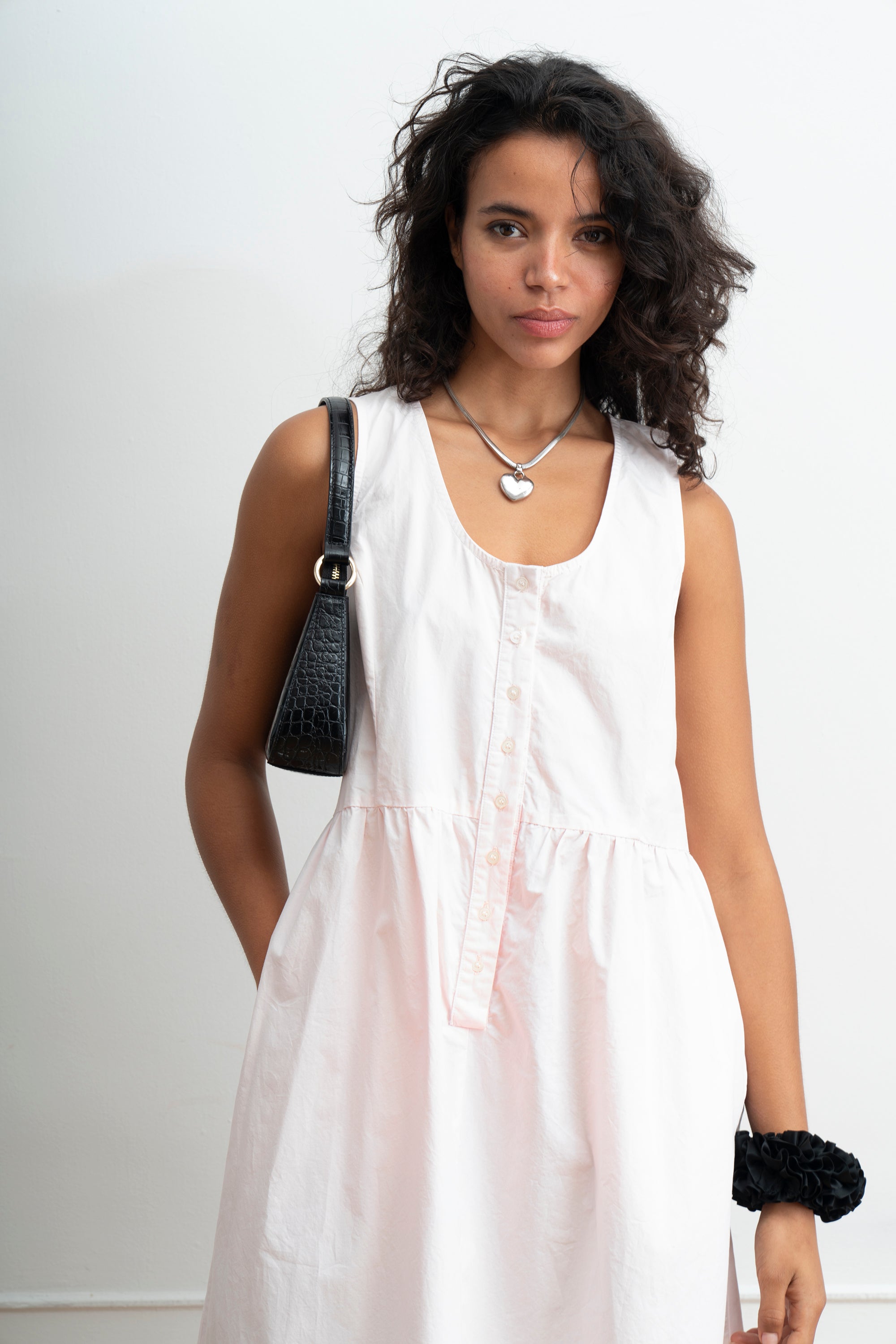 Sierra Button Up Midi Dress - Primrose