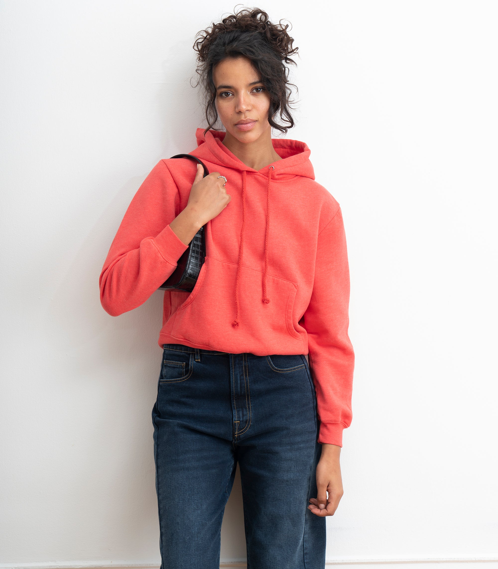 Gemma Washed Hooded Sweatshirt - Strawberry