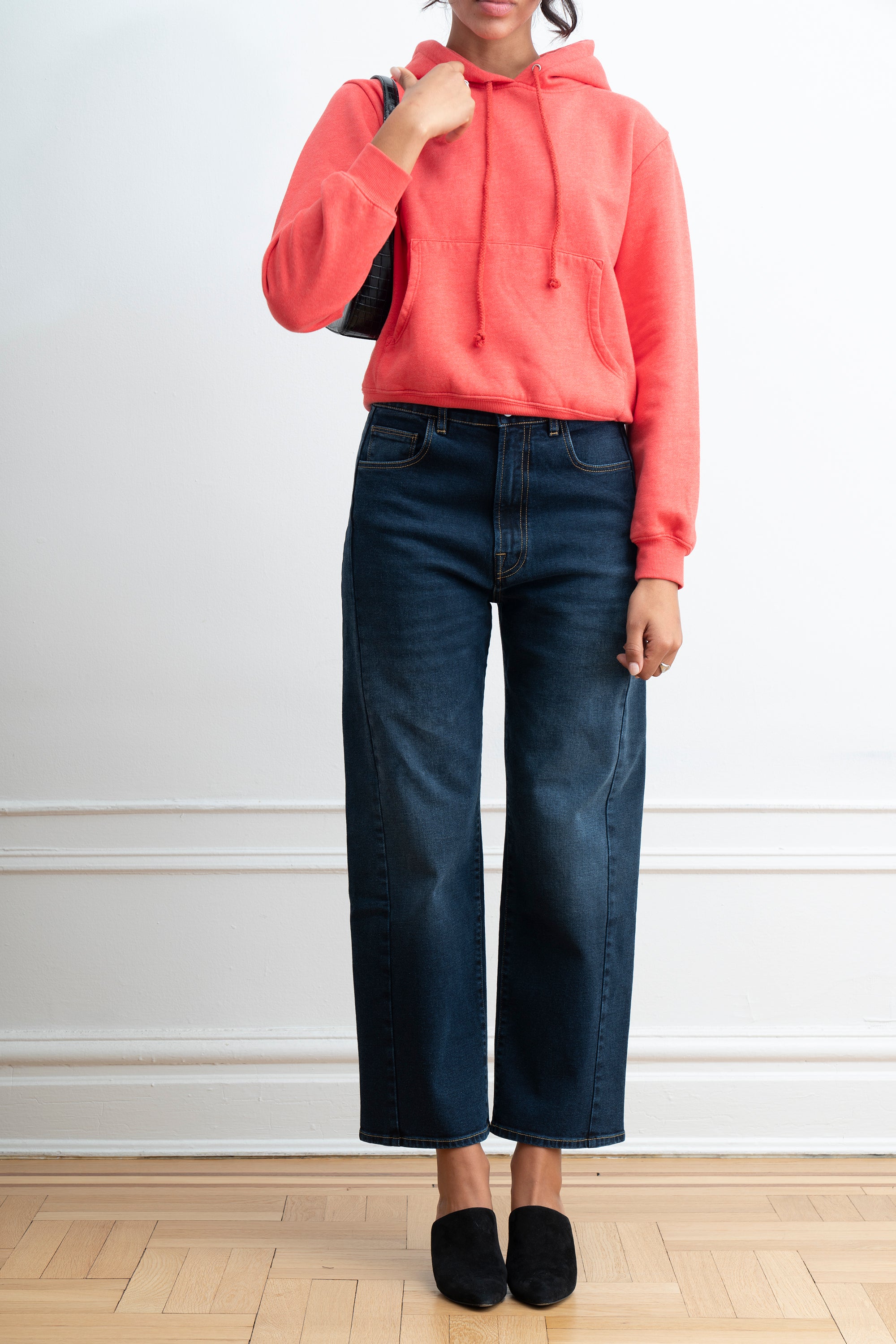 Jamie Barrel Leg Jeans - Cowboy