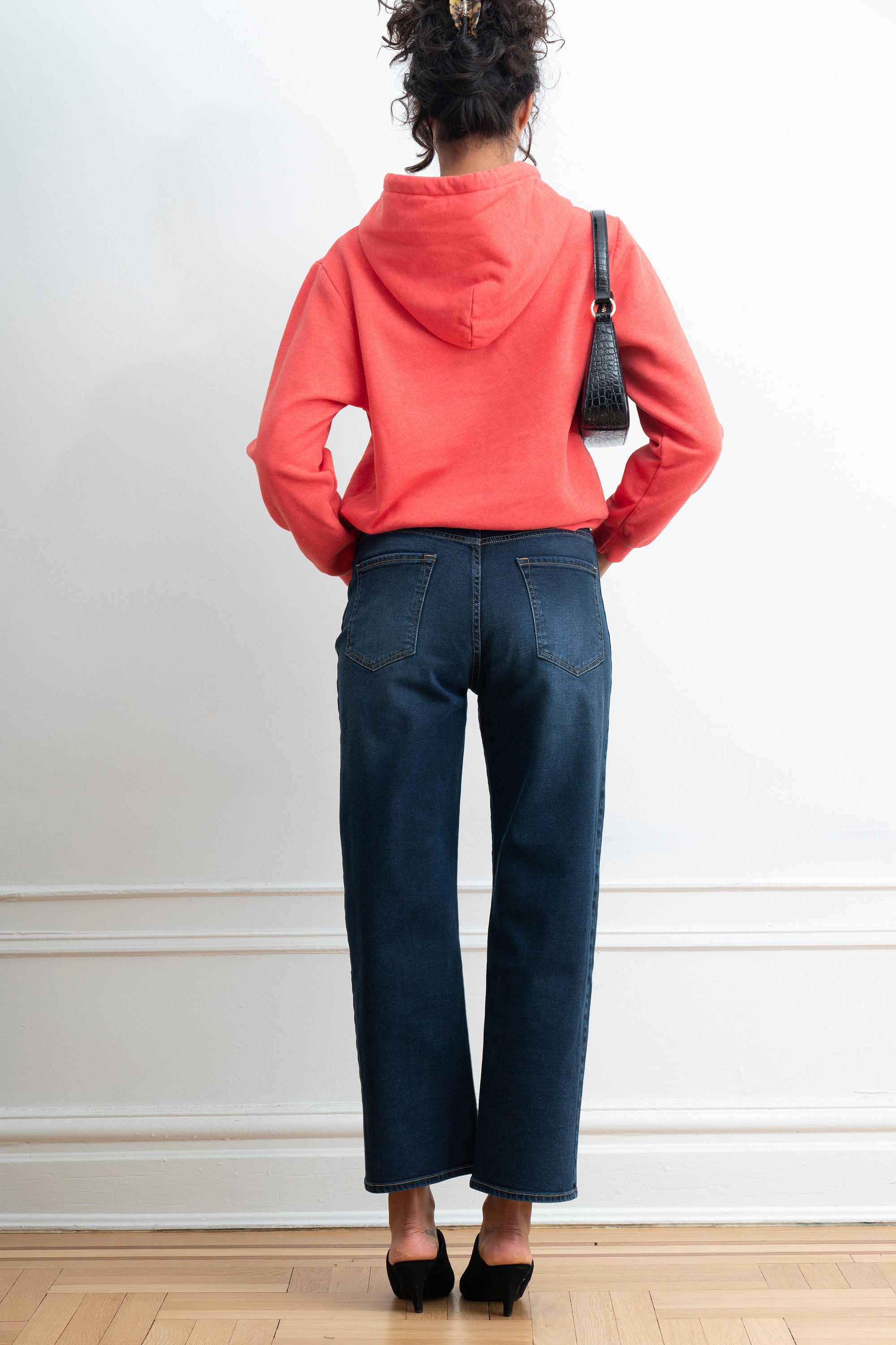 Jamie Barrel Leg Jeans - Cowboy