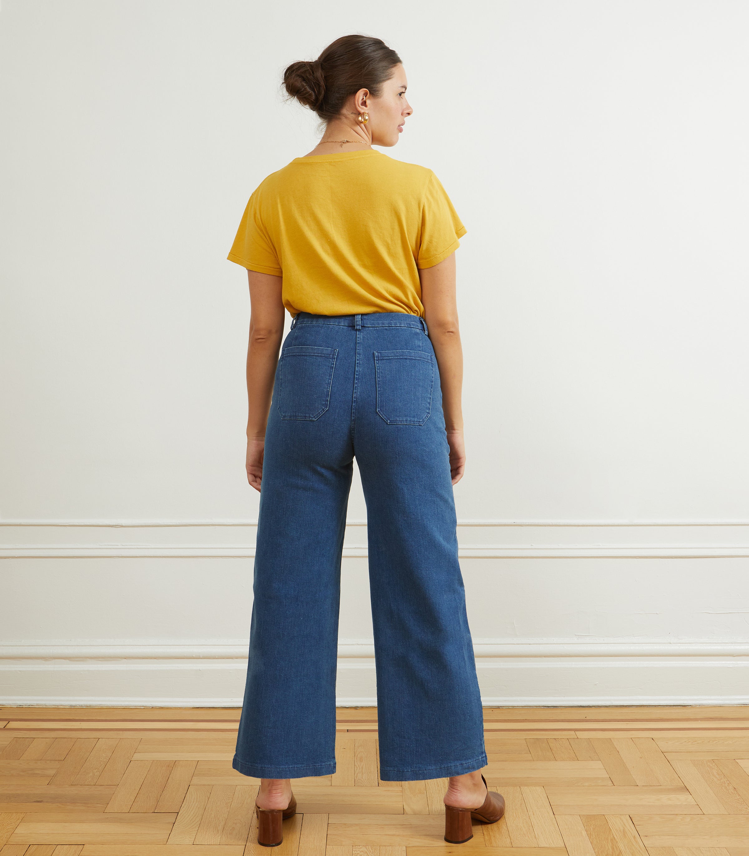 Jeans for Curvy Women | High-Rise Wide Leg Jeans | Simone Jeans - Loup