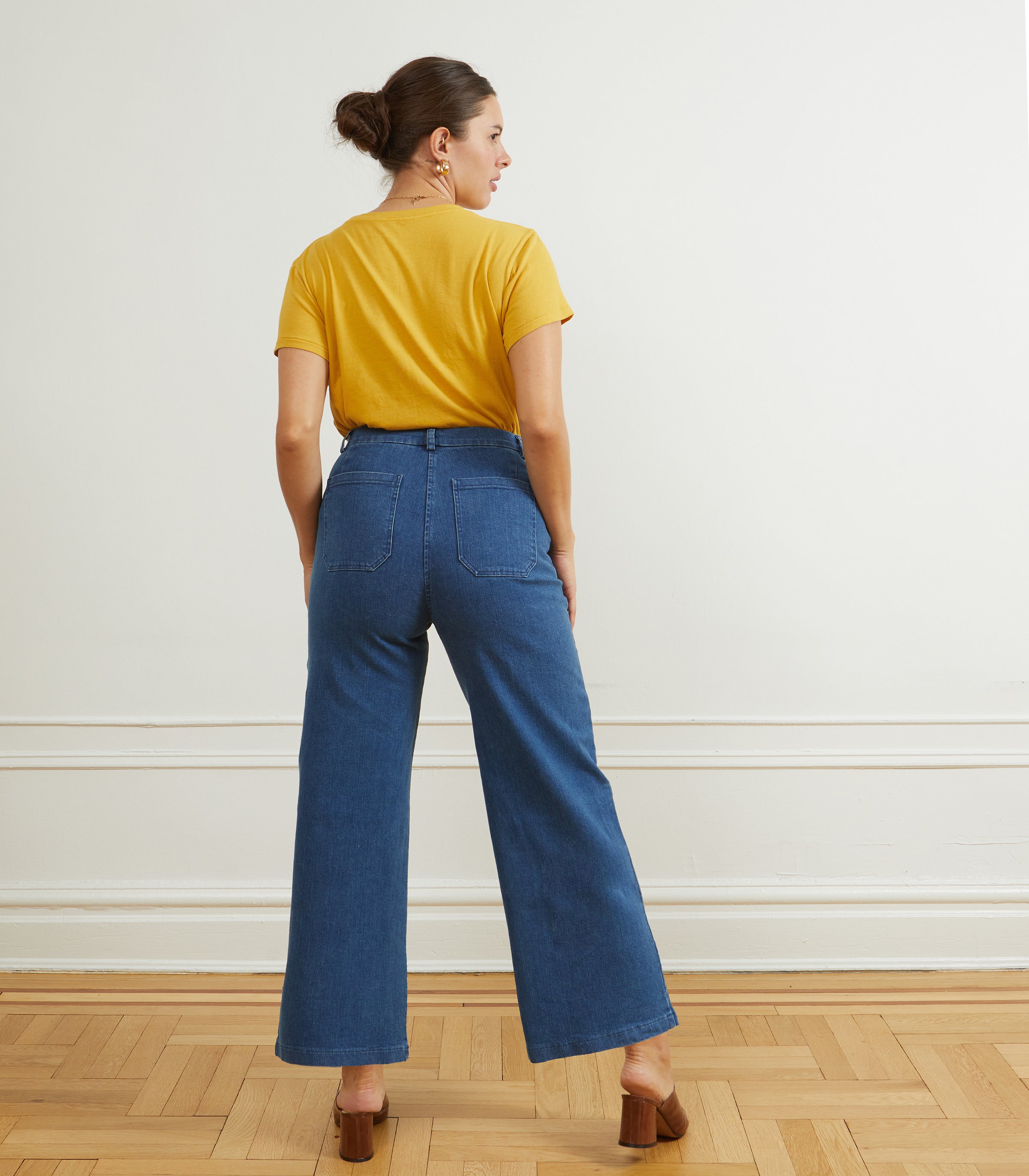 Jeans for Curvy Women | High-Rise Wide Leg Jeans | Simone Jeans - Loup