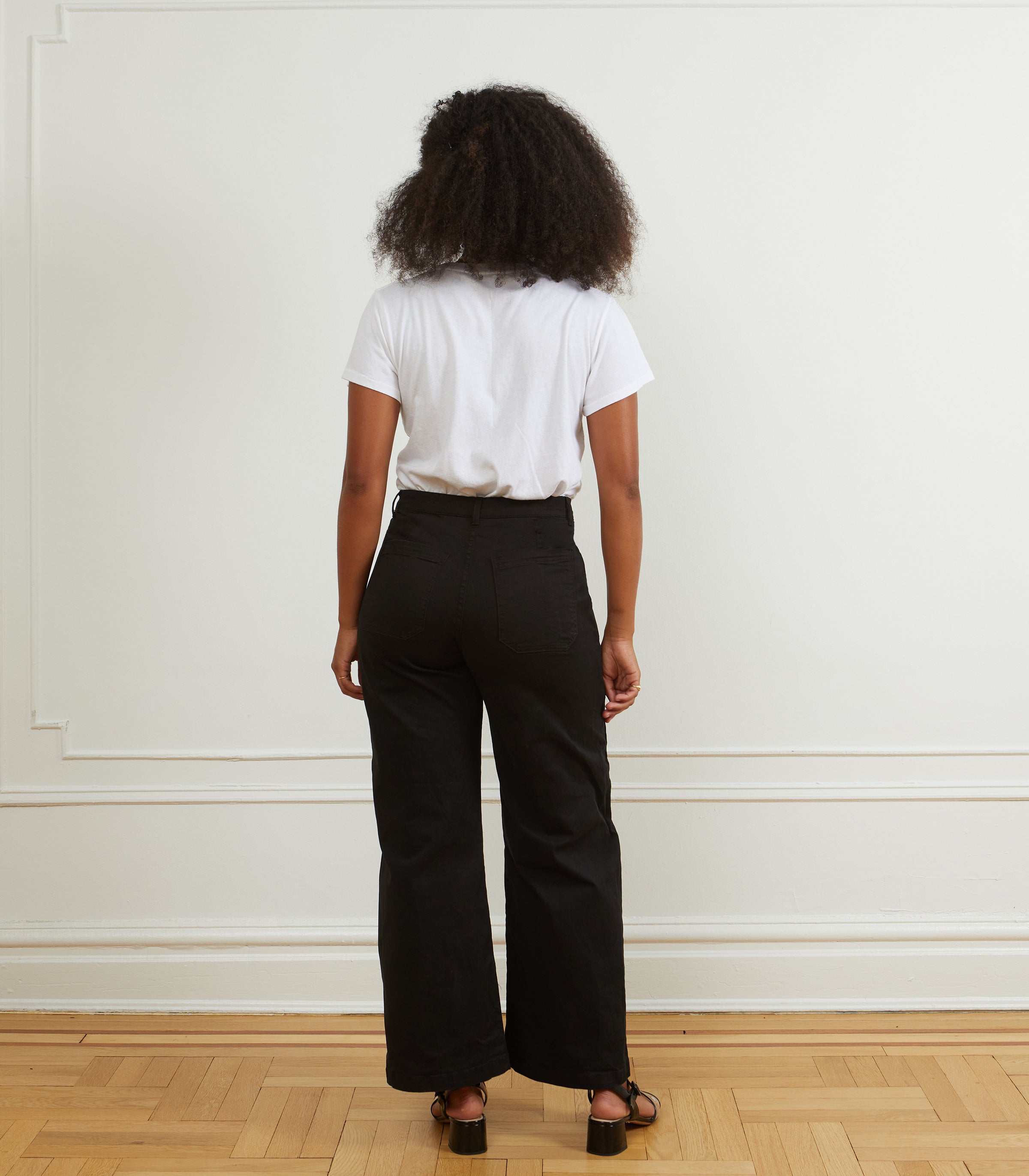 Toni Wide Ankle Pants - Black