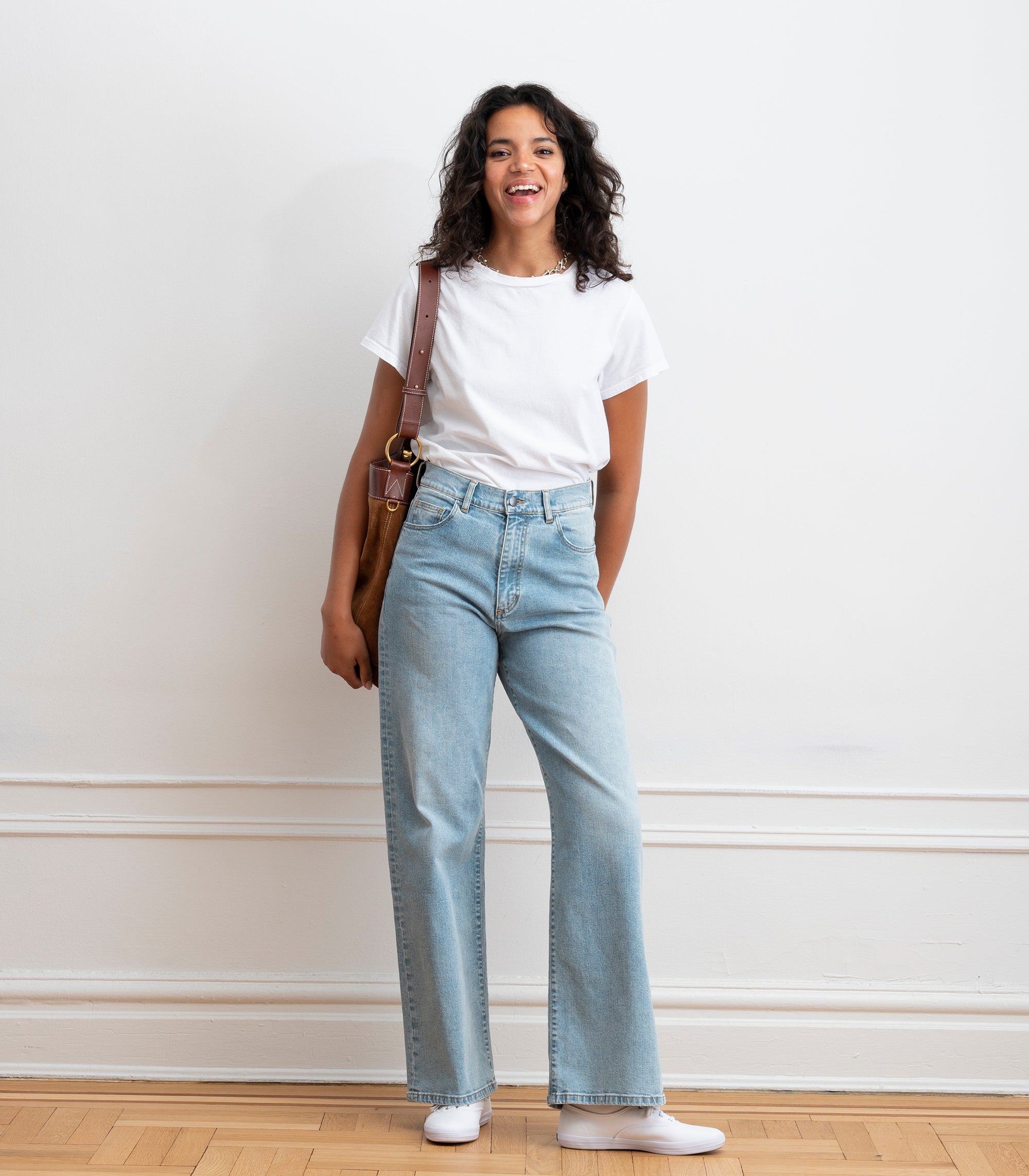 Bessette Soft Washed Tee - White SS26