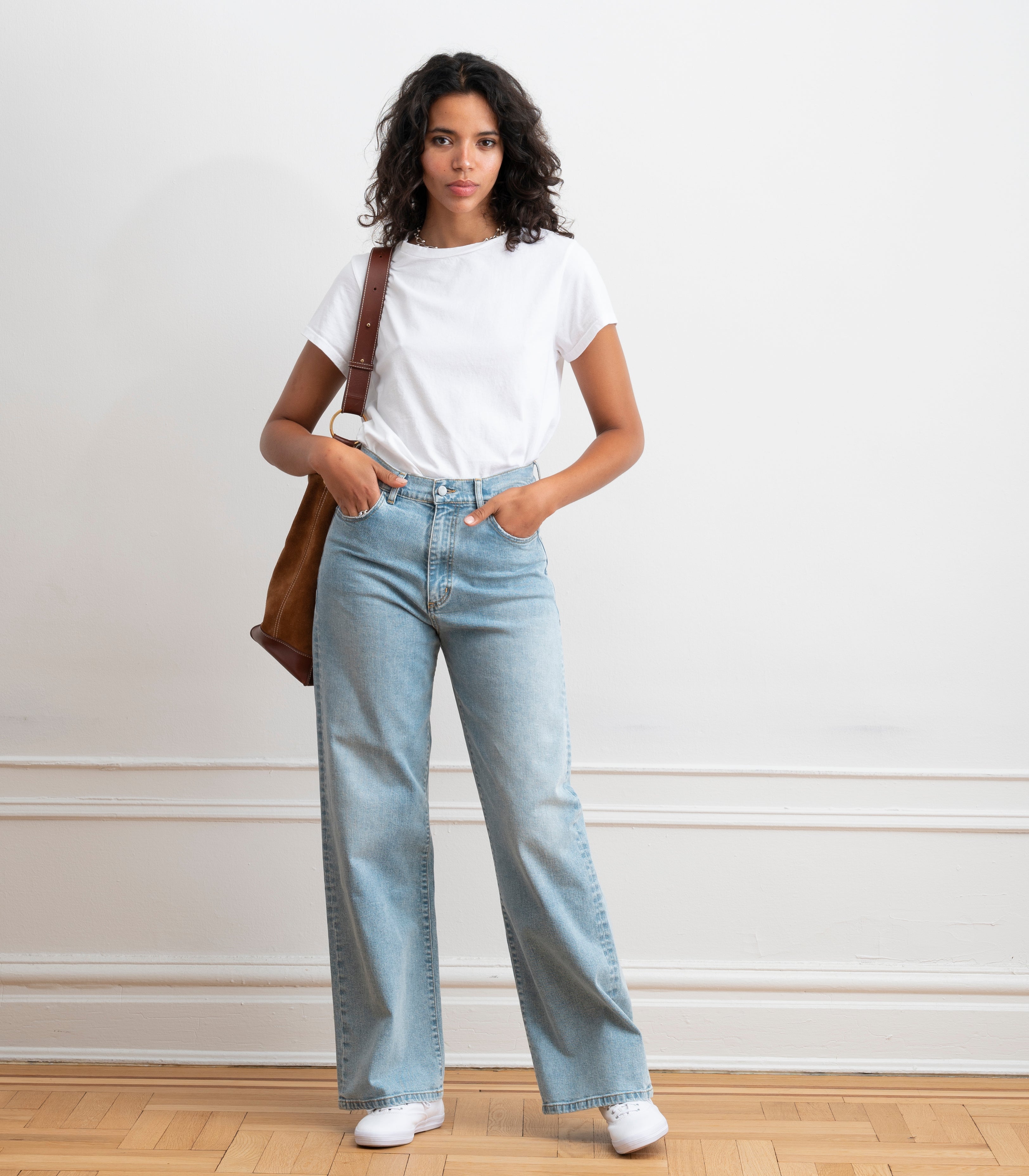 Bessette Soft Washed Tee - White SS26