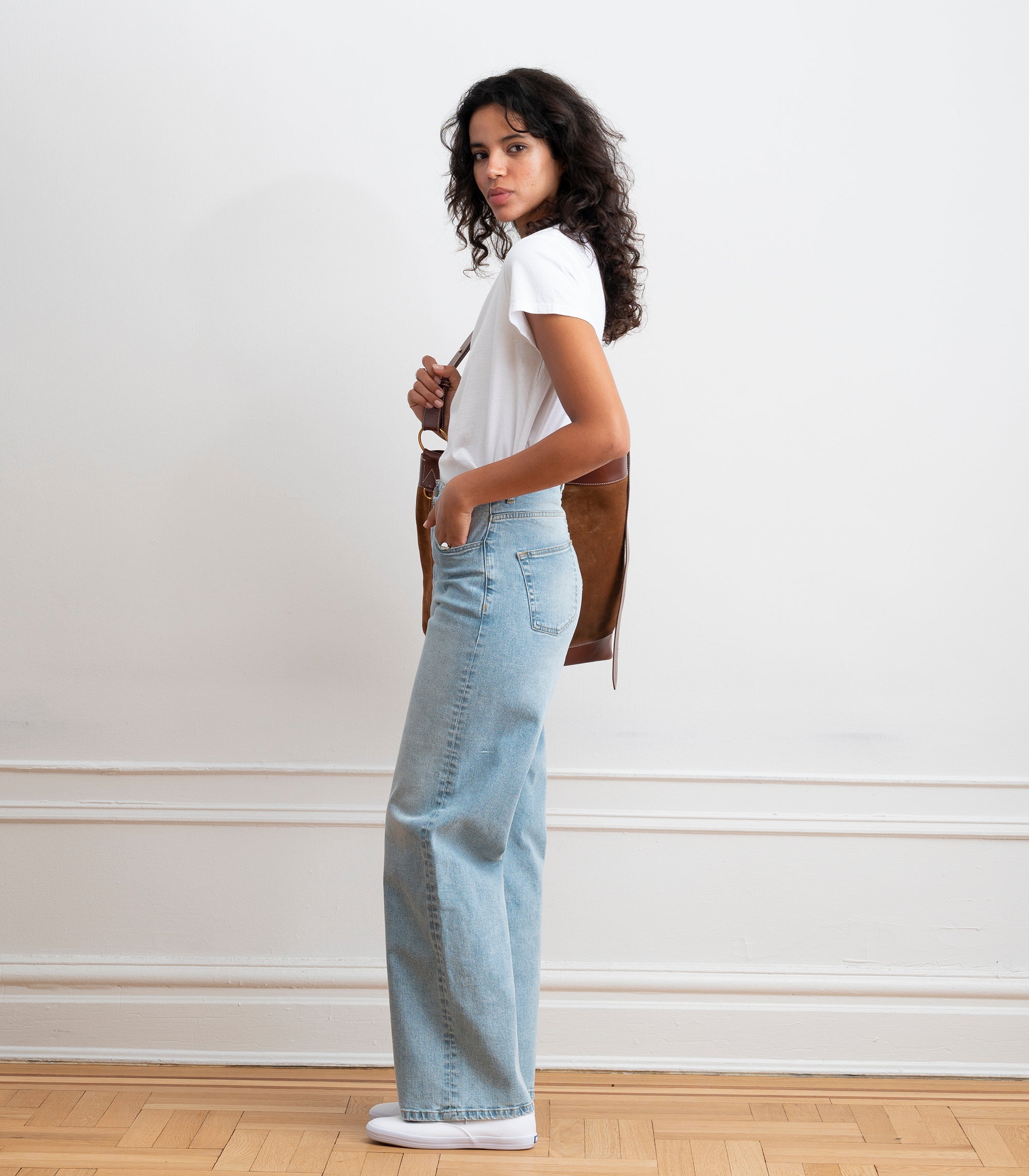 Bessette Soft Washed Tee - White SS26