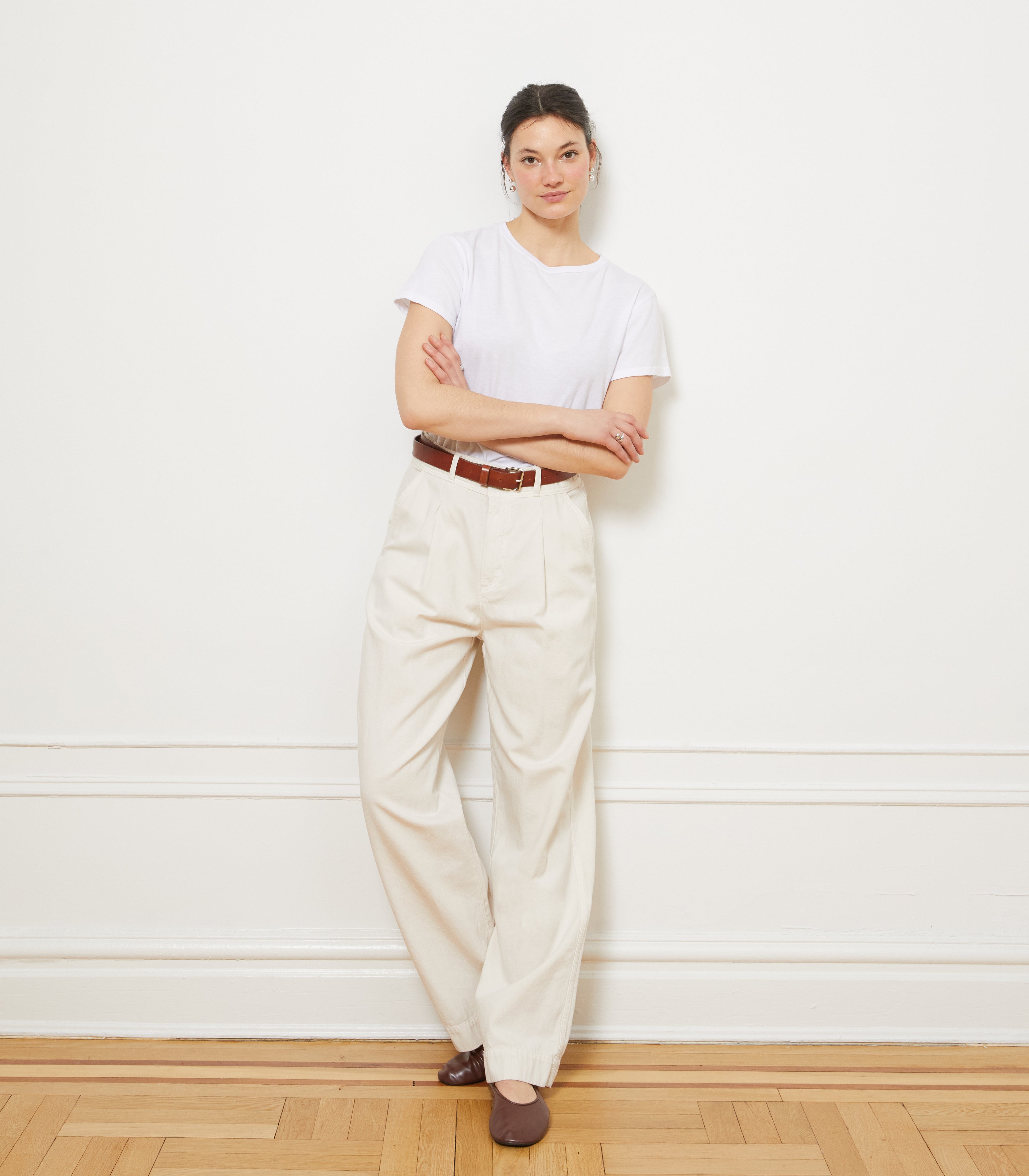 Salt Jack Pleated Wide-Leg Pants – Flattering pants for curves - Loup