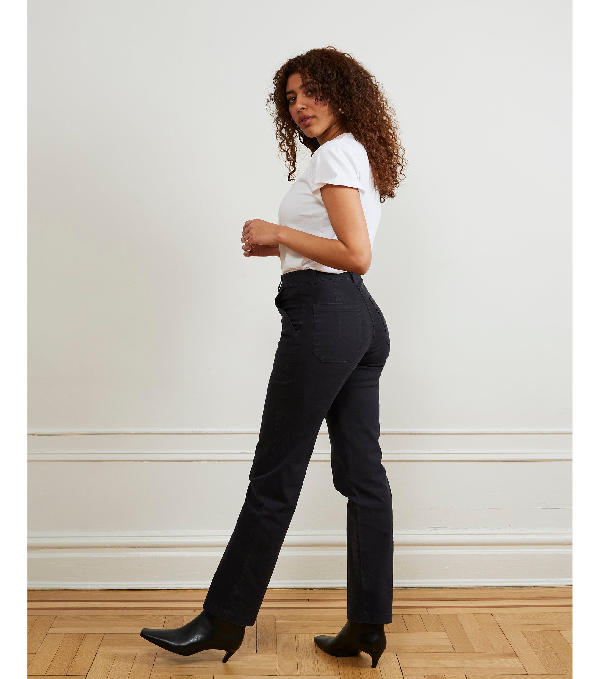 Long James Straight-Leg Work Pant - Black SAMPLE SALE