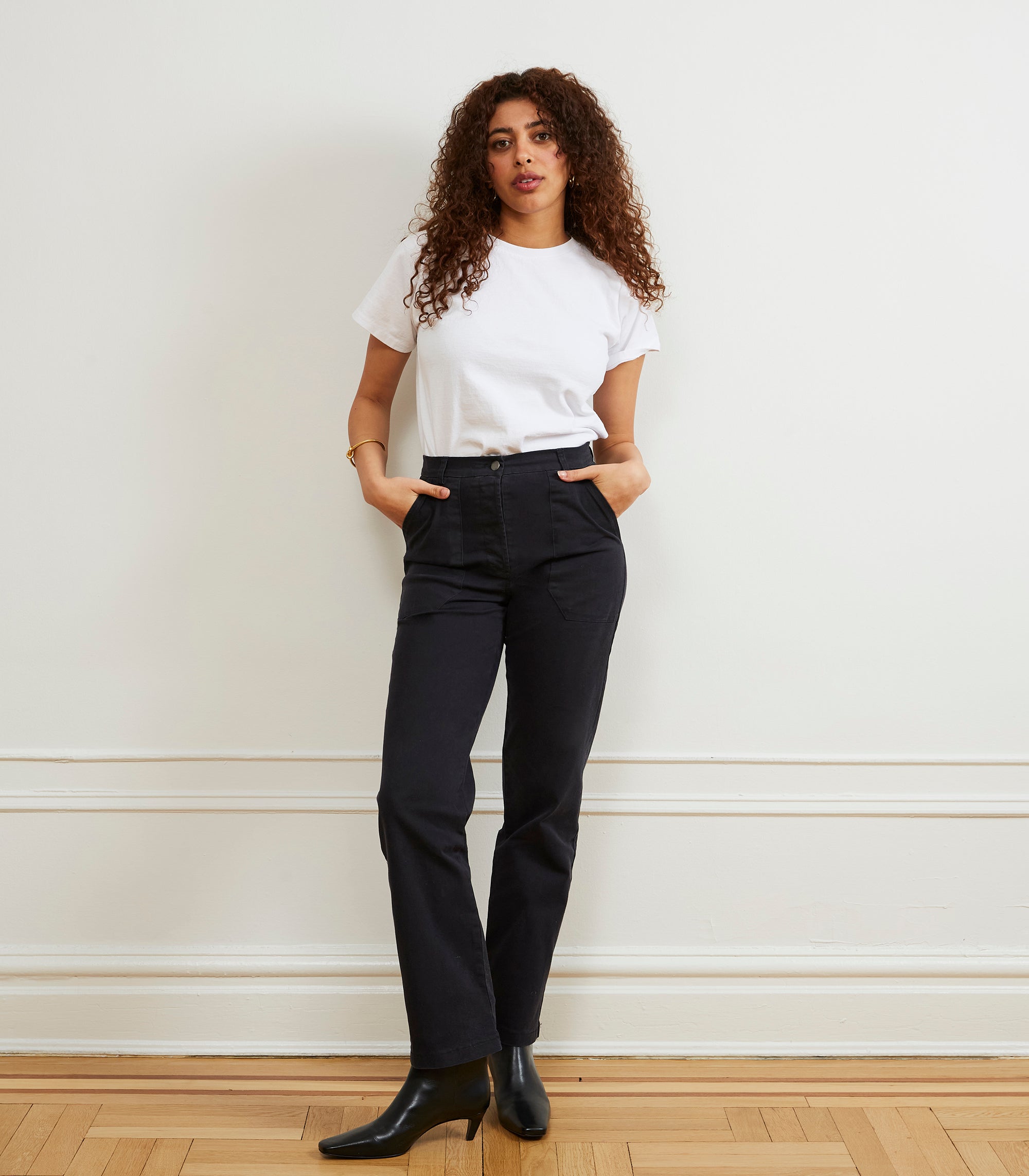 Long James Straight-Leg Work Pant - Black SAMPLE SALE