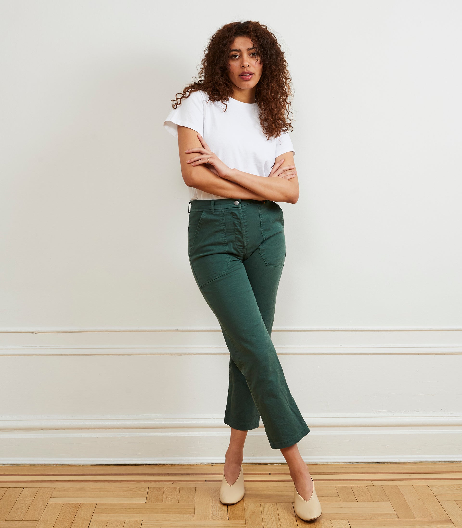 James Straight Leg Work Pant Hunter
