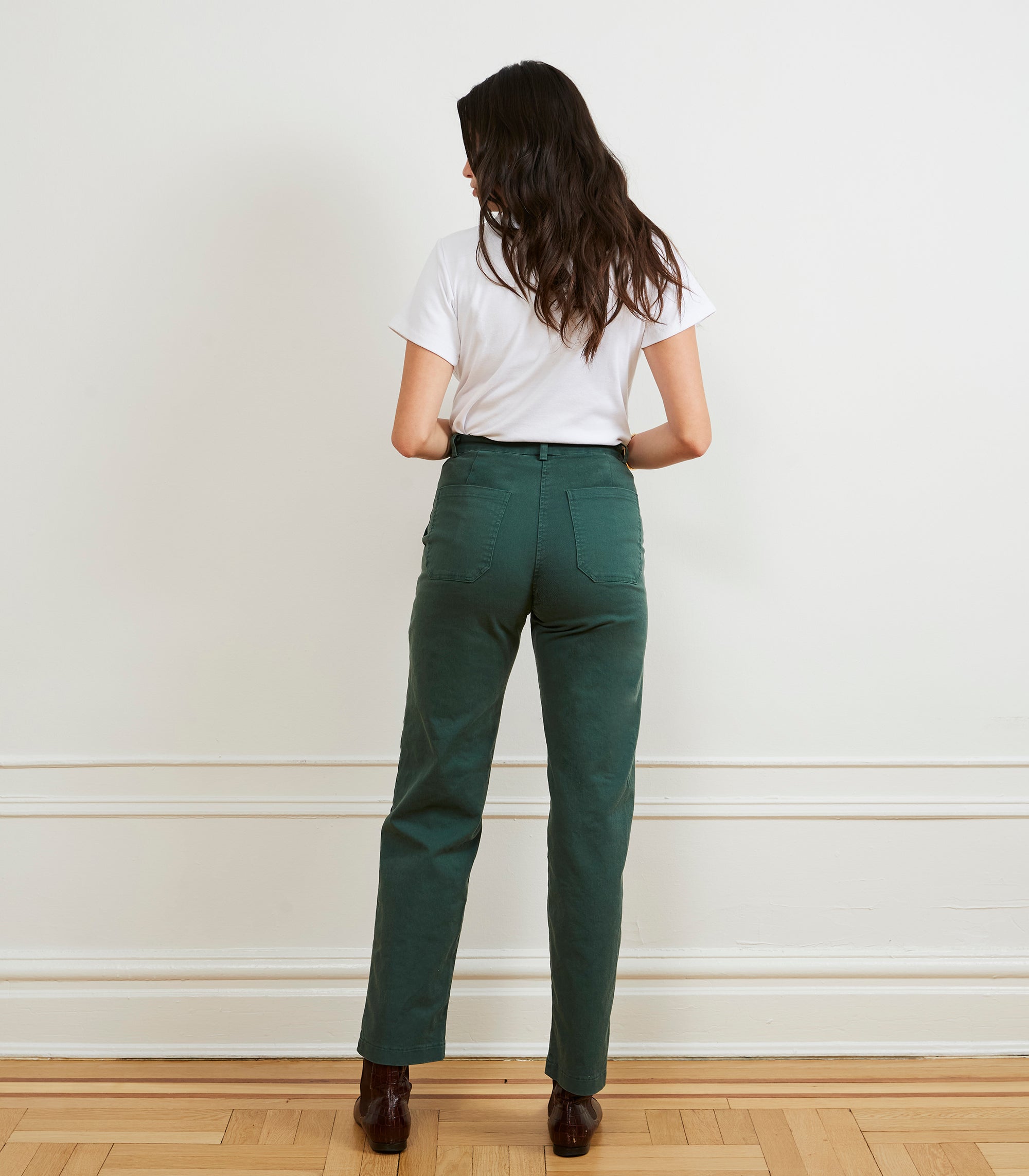 Long James Straight-Leg Work Pant - Hunter