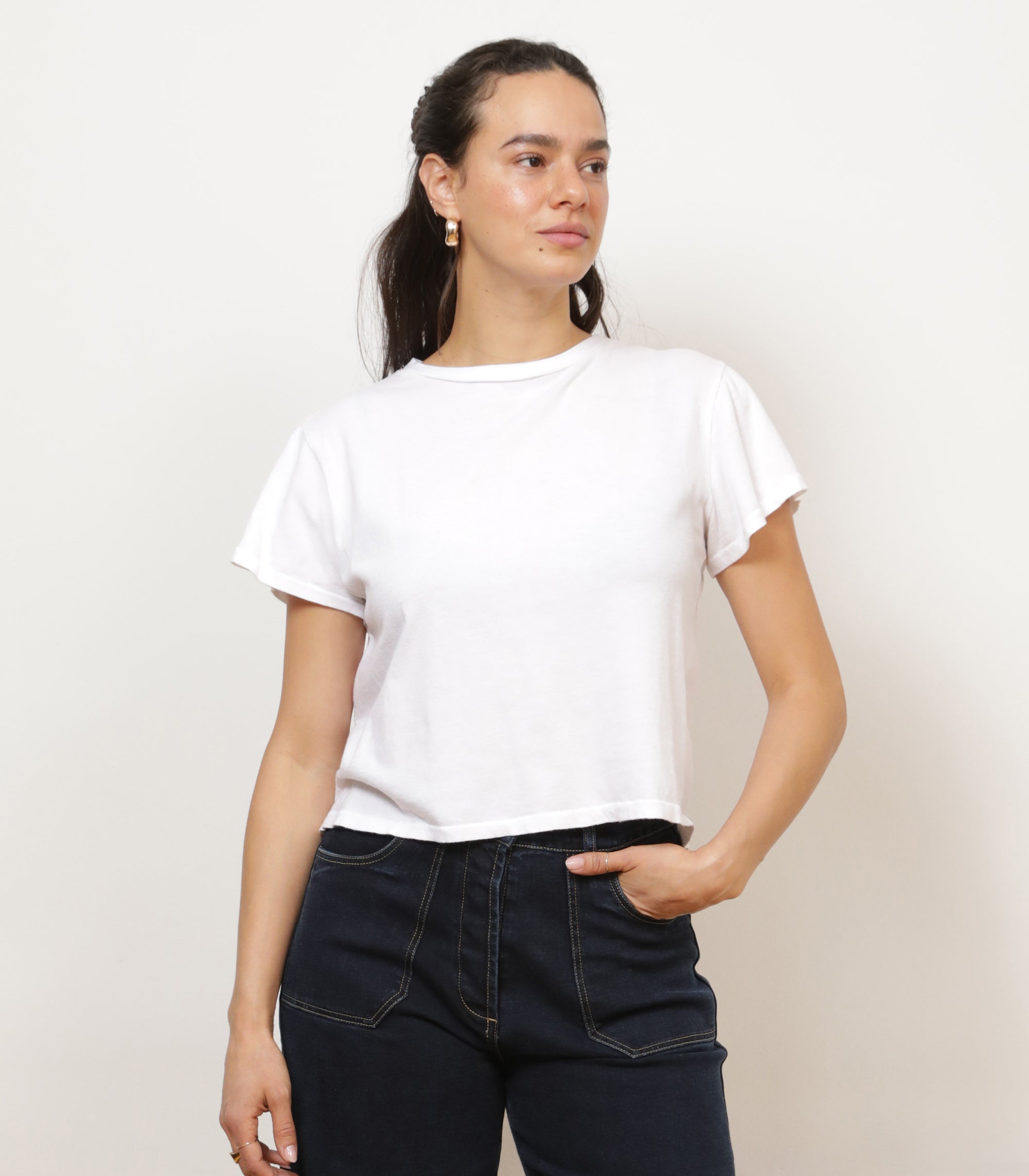 Bessette Soft Washed Tee - White
