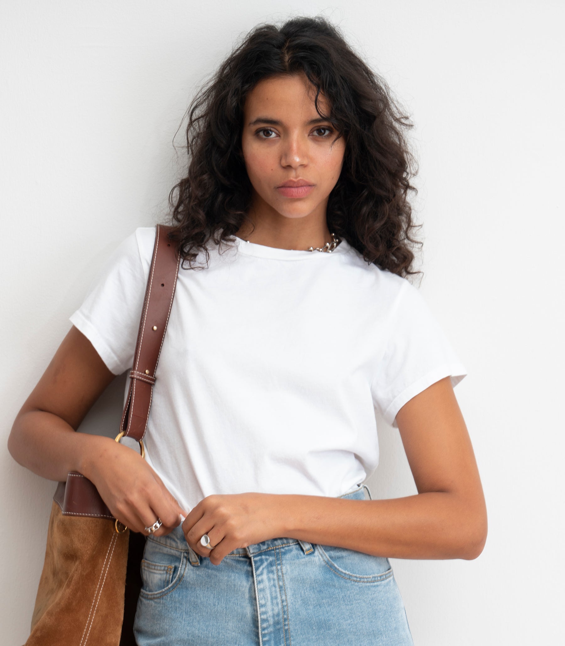Bessette Soft Washed Tee - White