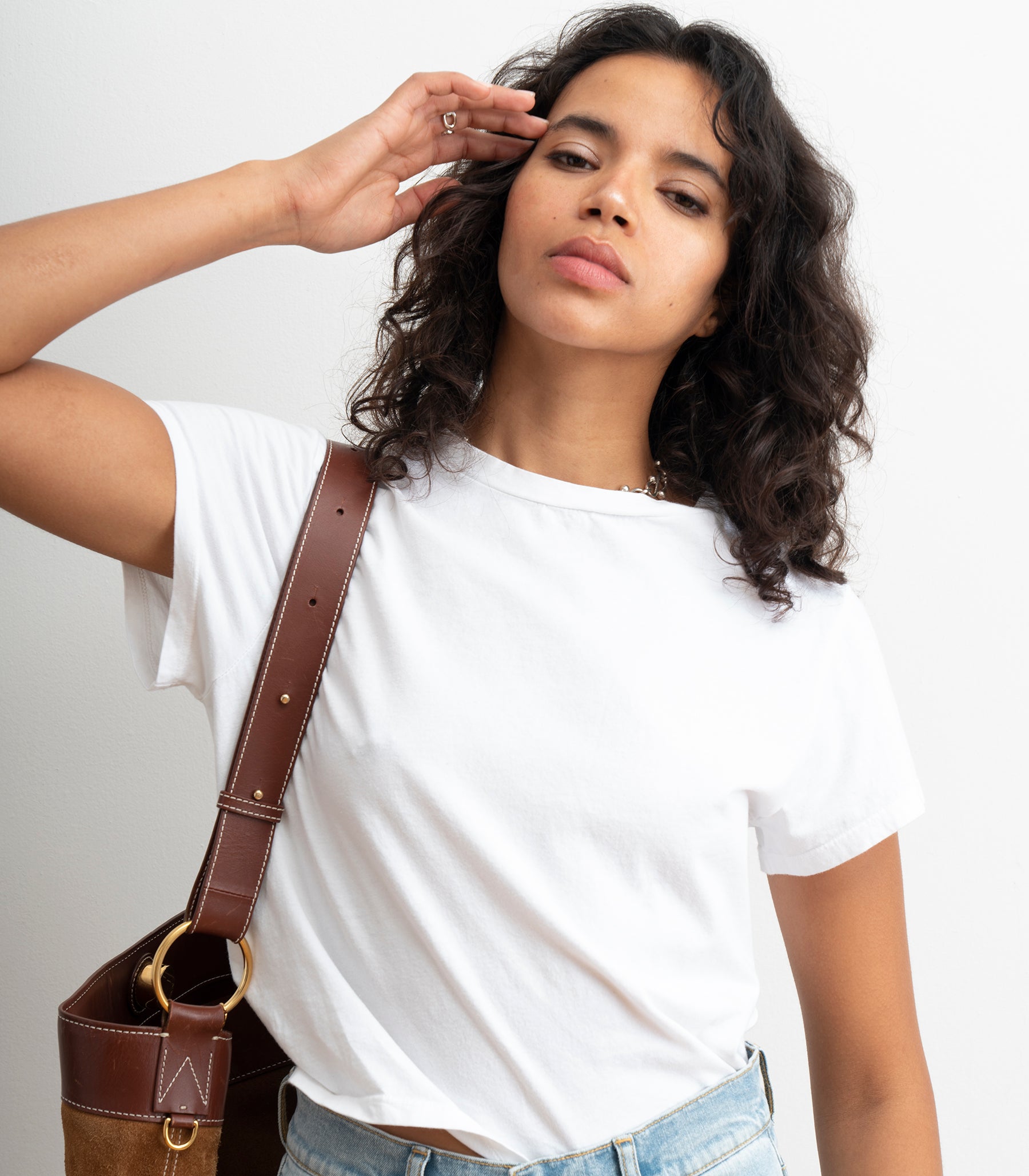 Bessette Soft Washed Tee - White SS26