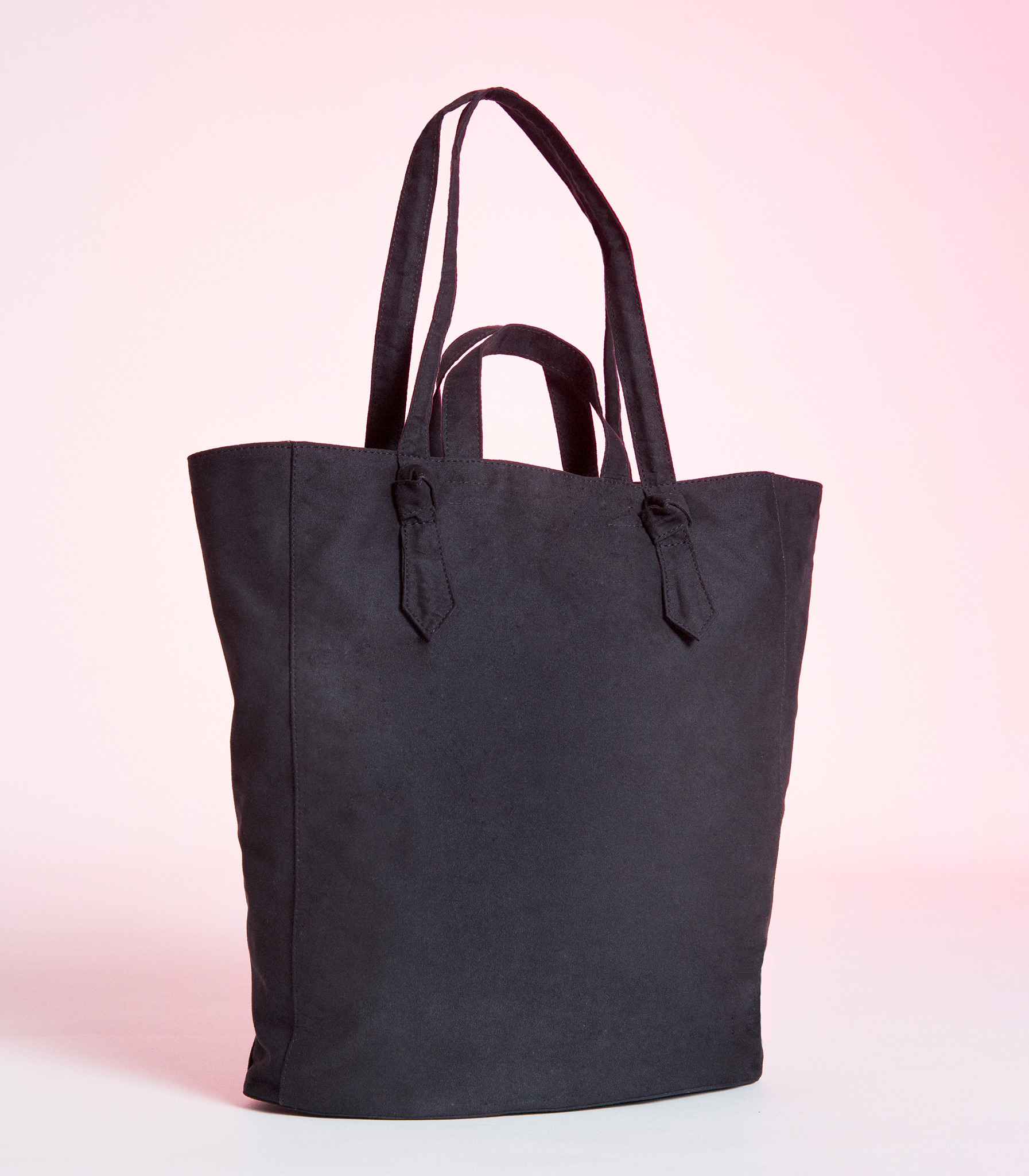 Lightweight Vegan Tote - Black SAMPLE SALE