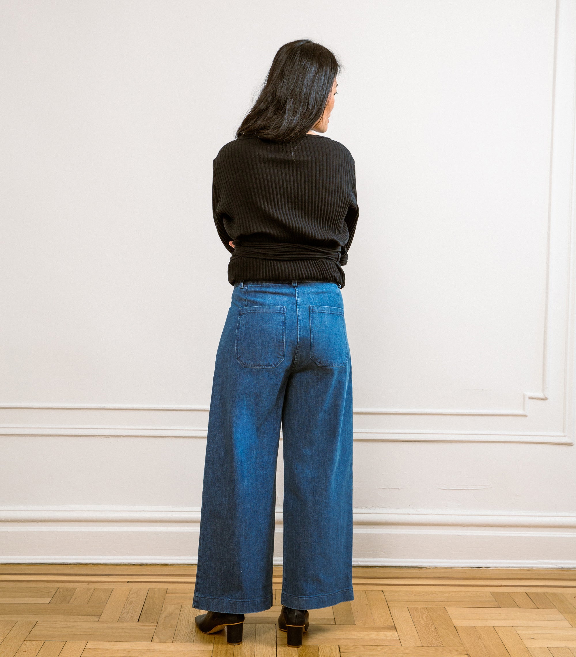 Simone Jeans in Washed Indigo | LOUP