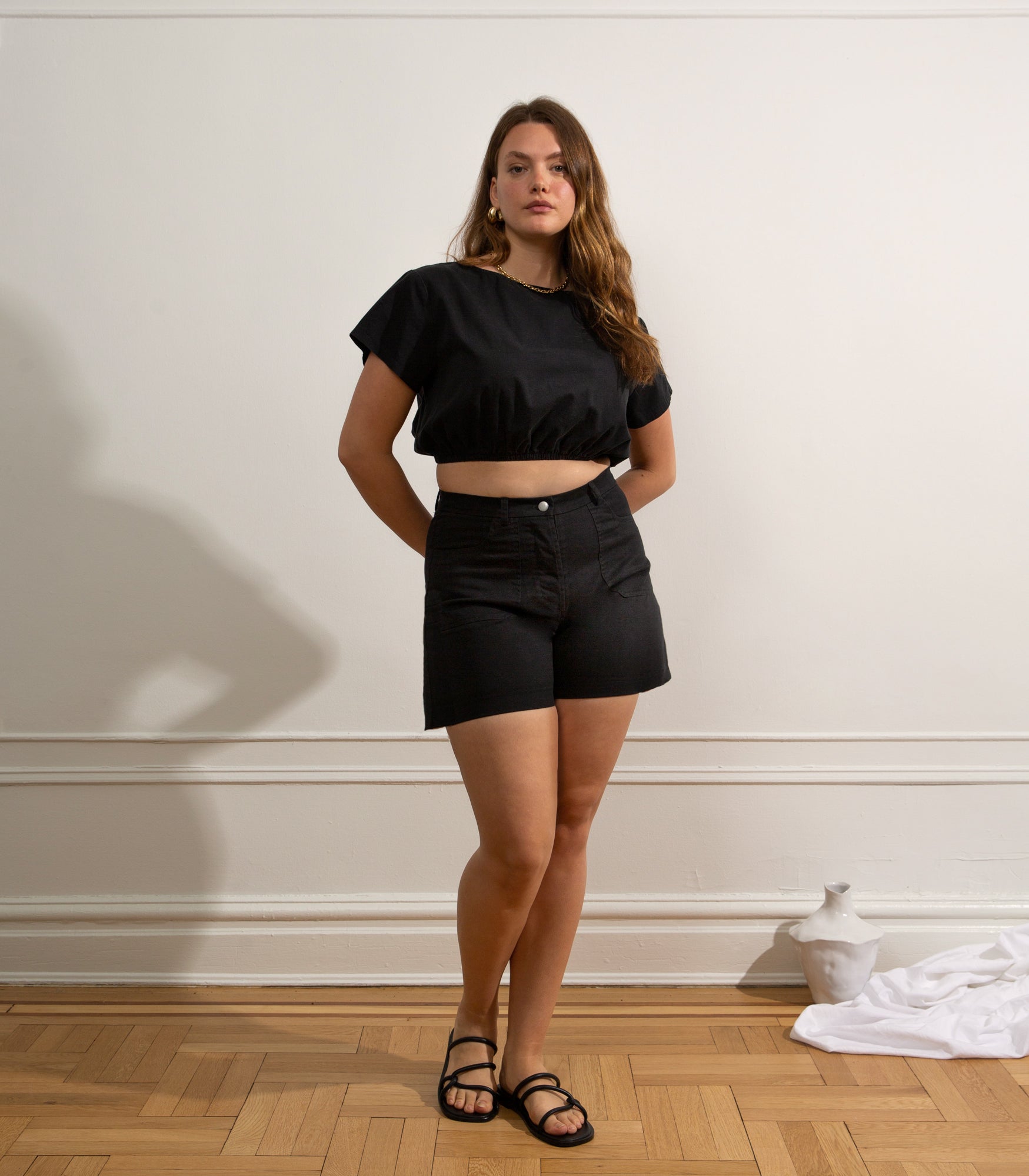 Simone High Waist Shorts
