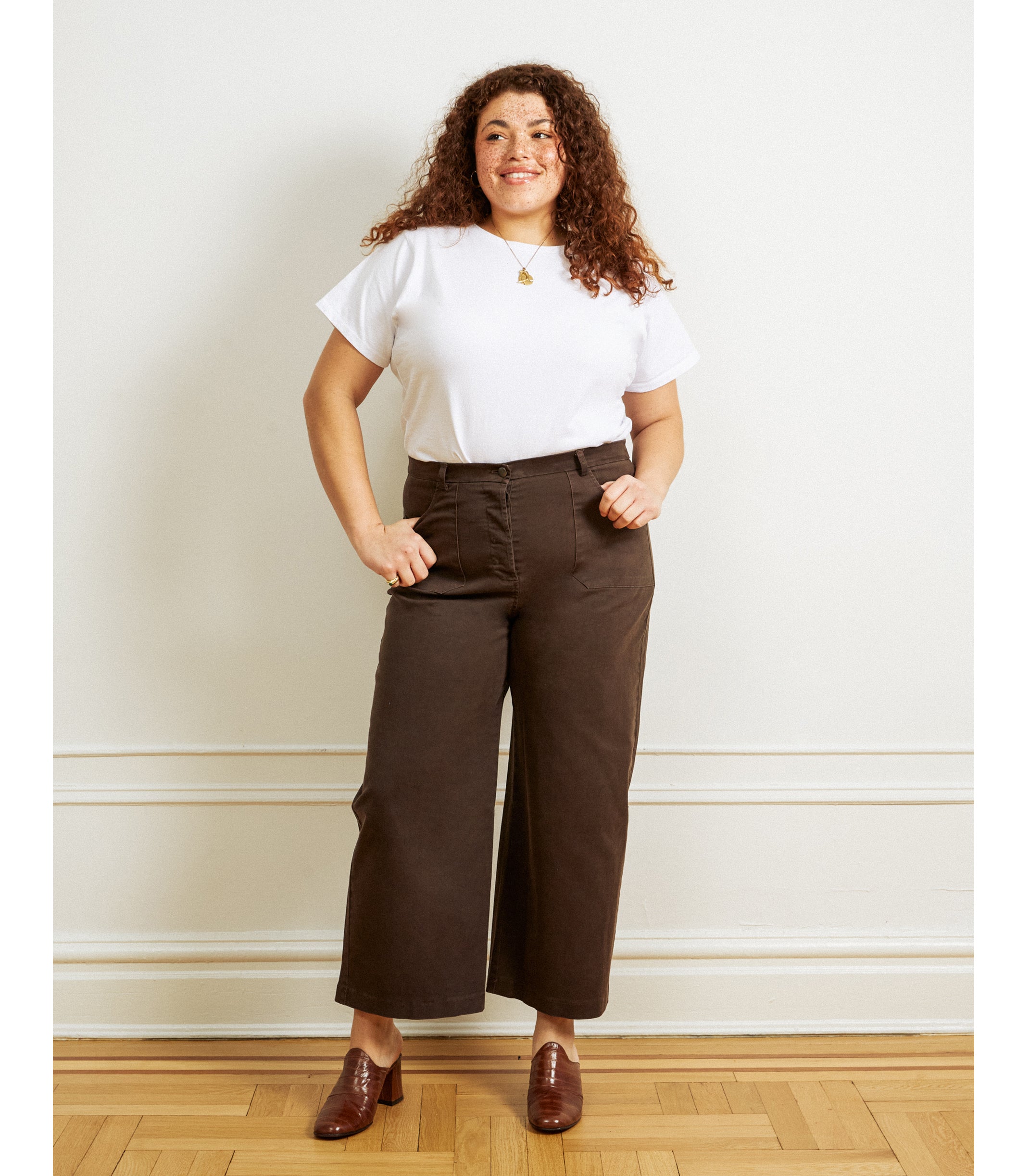 Simone Pants - High-Rise Wide Leg Pants | Pants for Curvy Women | Loup