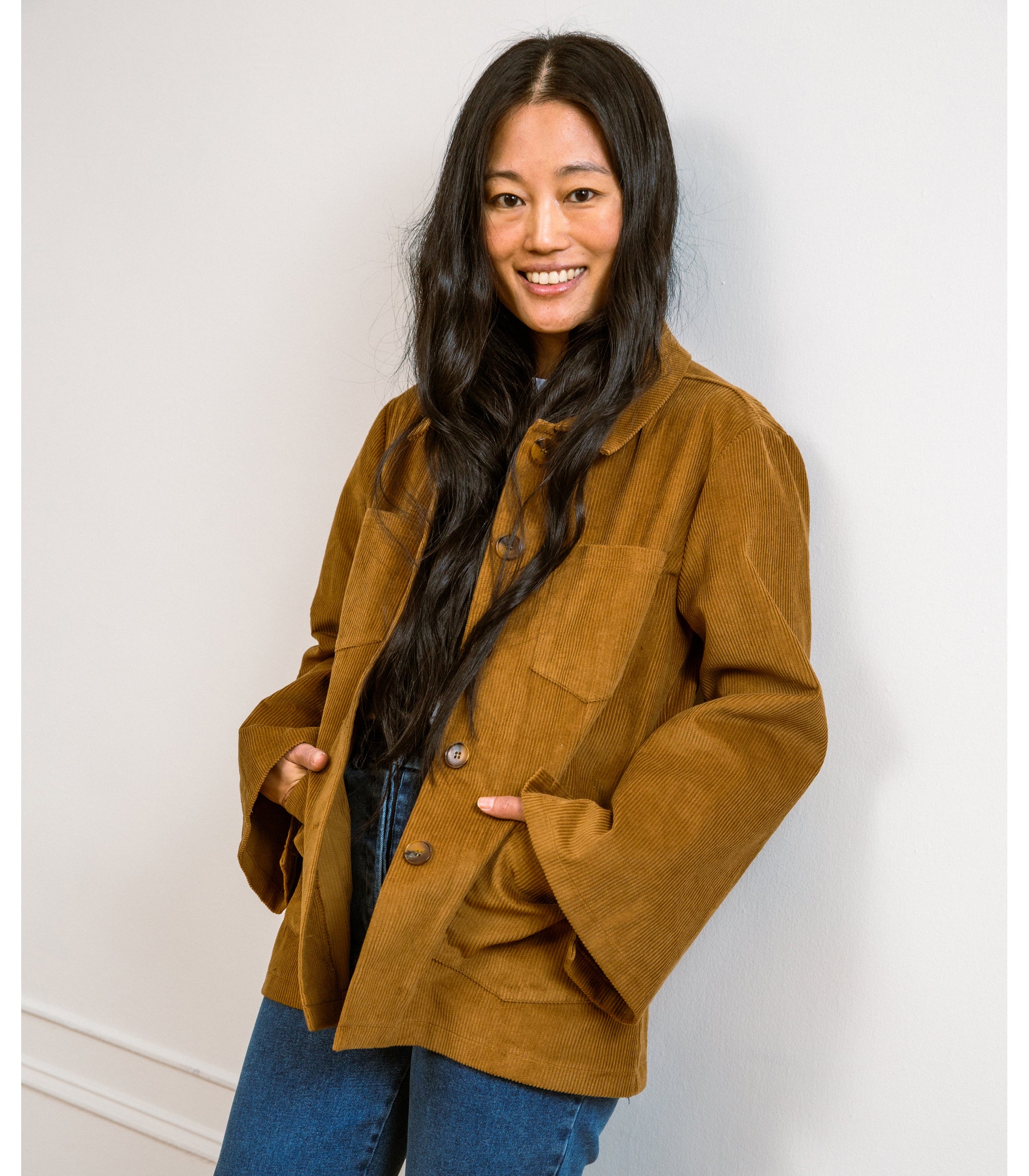 Anjelica Work Jacket - Chestnut