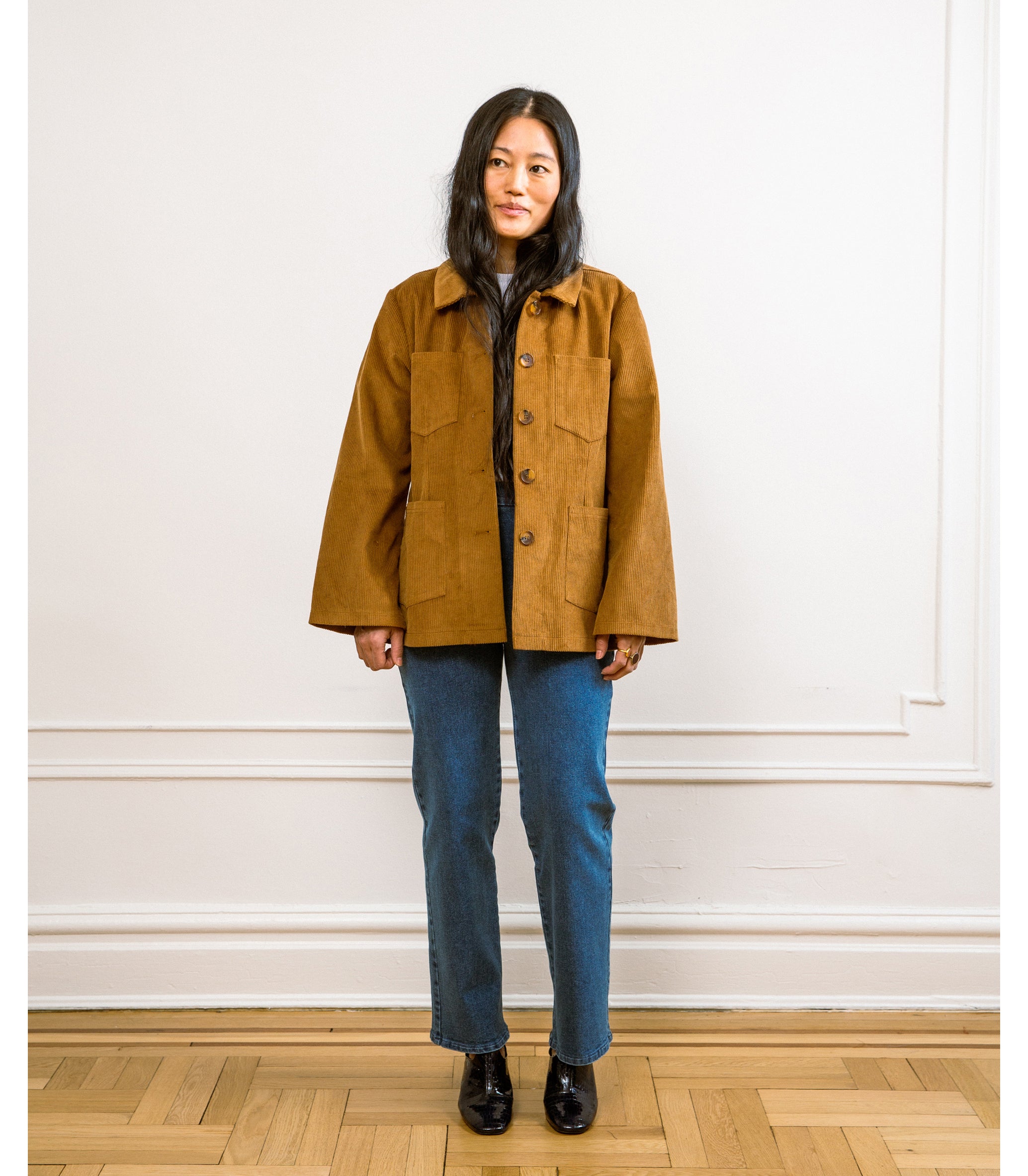 Anjelica Work Jacket - Chestnut