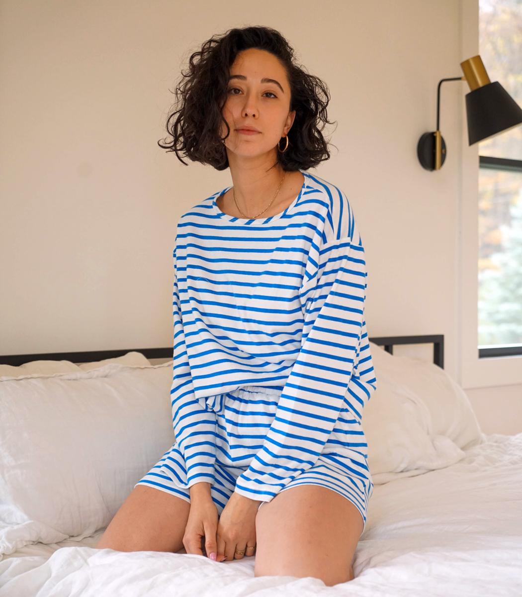 Claude Lounge Set - Stripe SAMPLE SALE