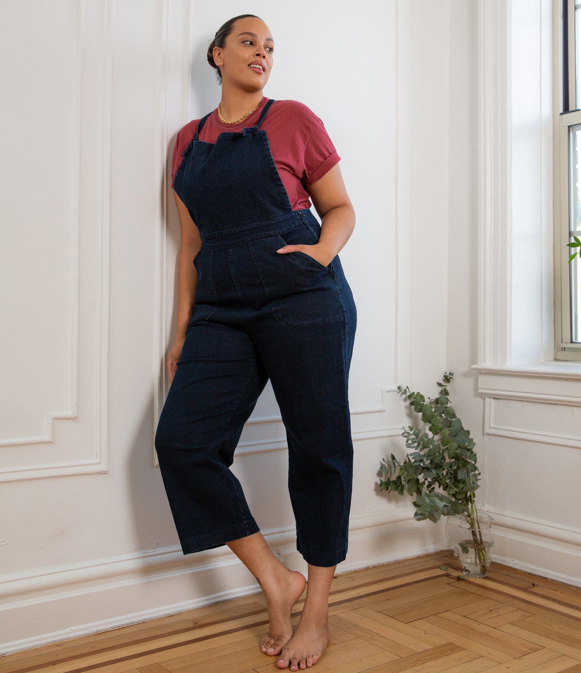 Knot Overalls Dark