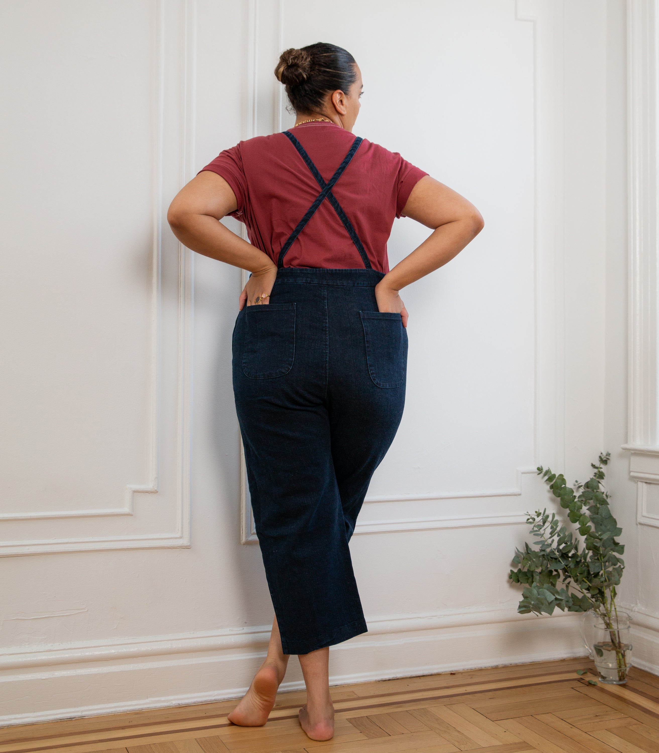 Knot Overalls - Dark Indigo Denim | LOUP