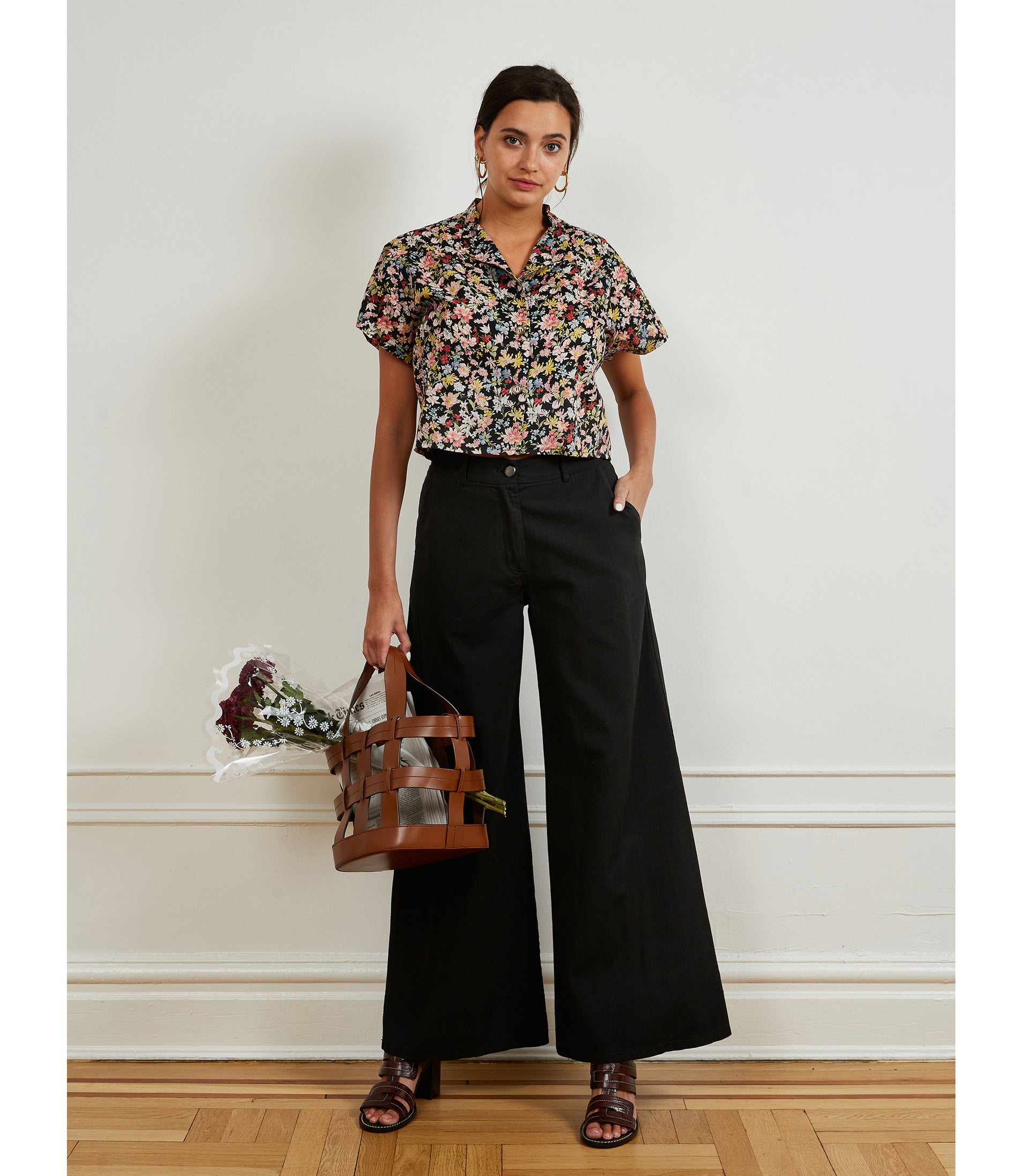 Brigitte Wide Leg Trouser