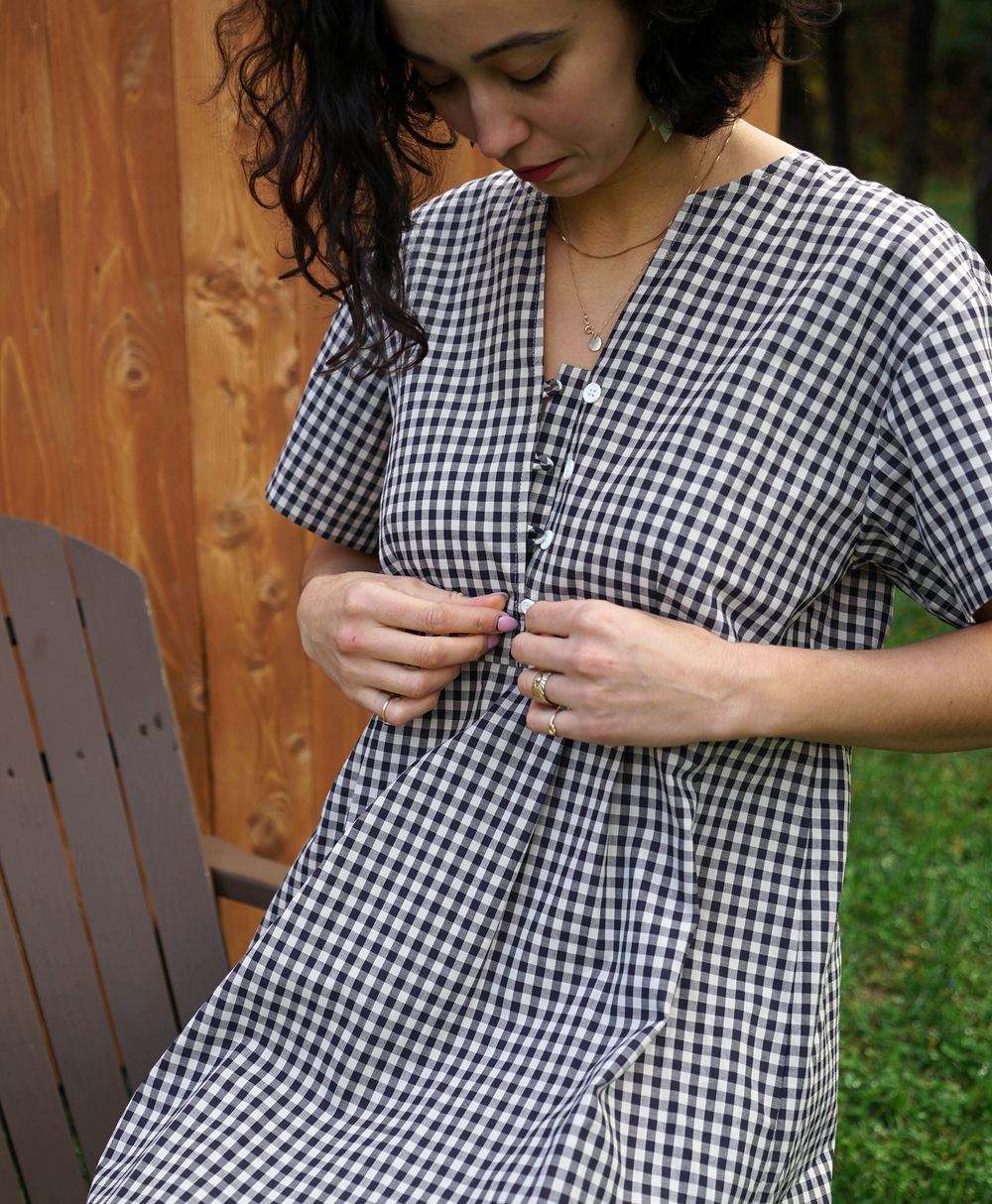 大阪のショップ stina closet gingham puff dress - ダンス・バレエ