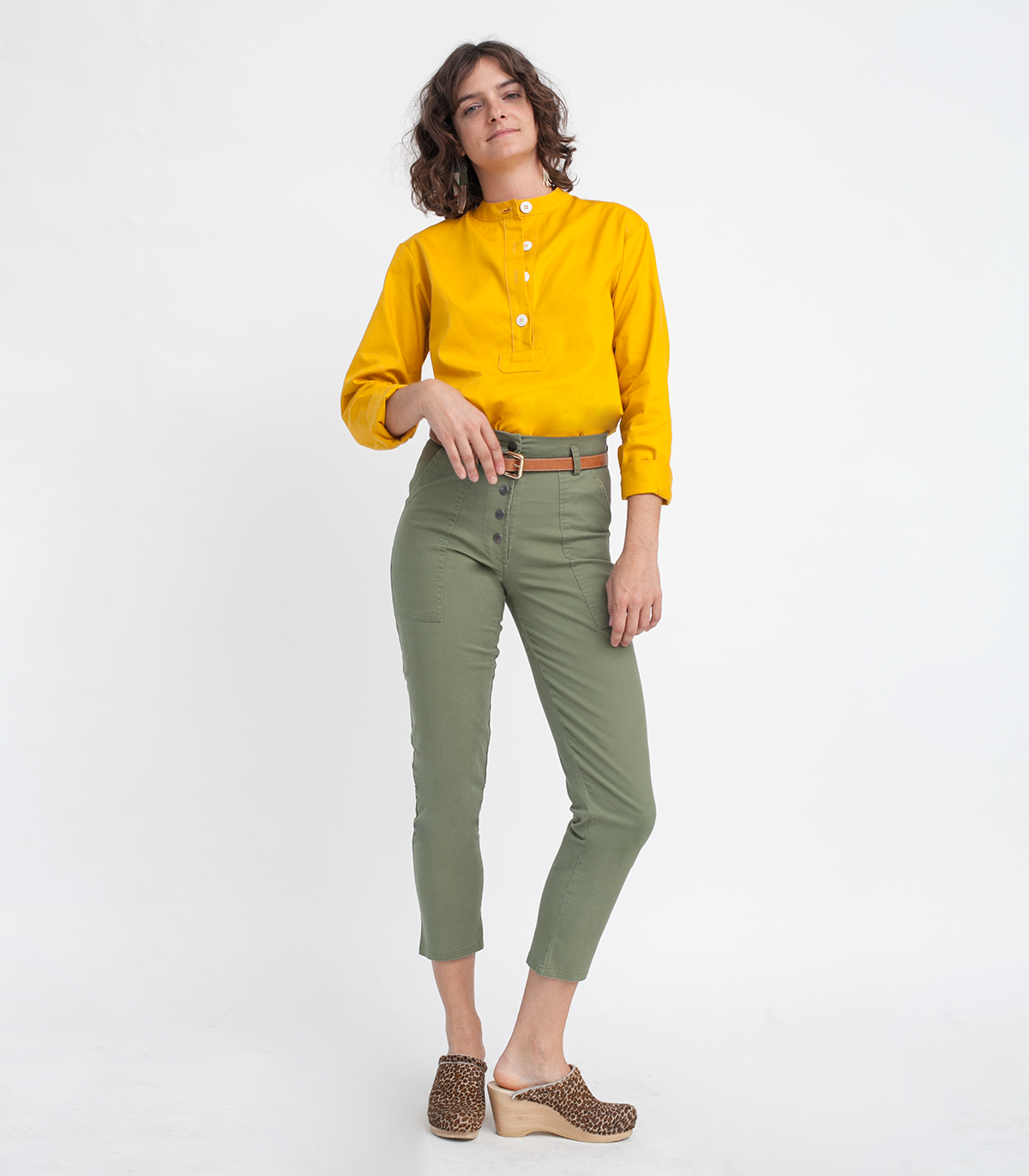 Green Cory Pants - SAMPLE SALE