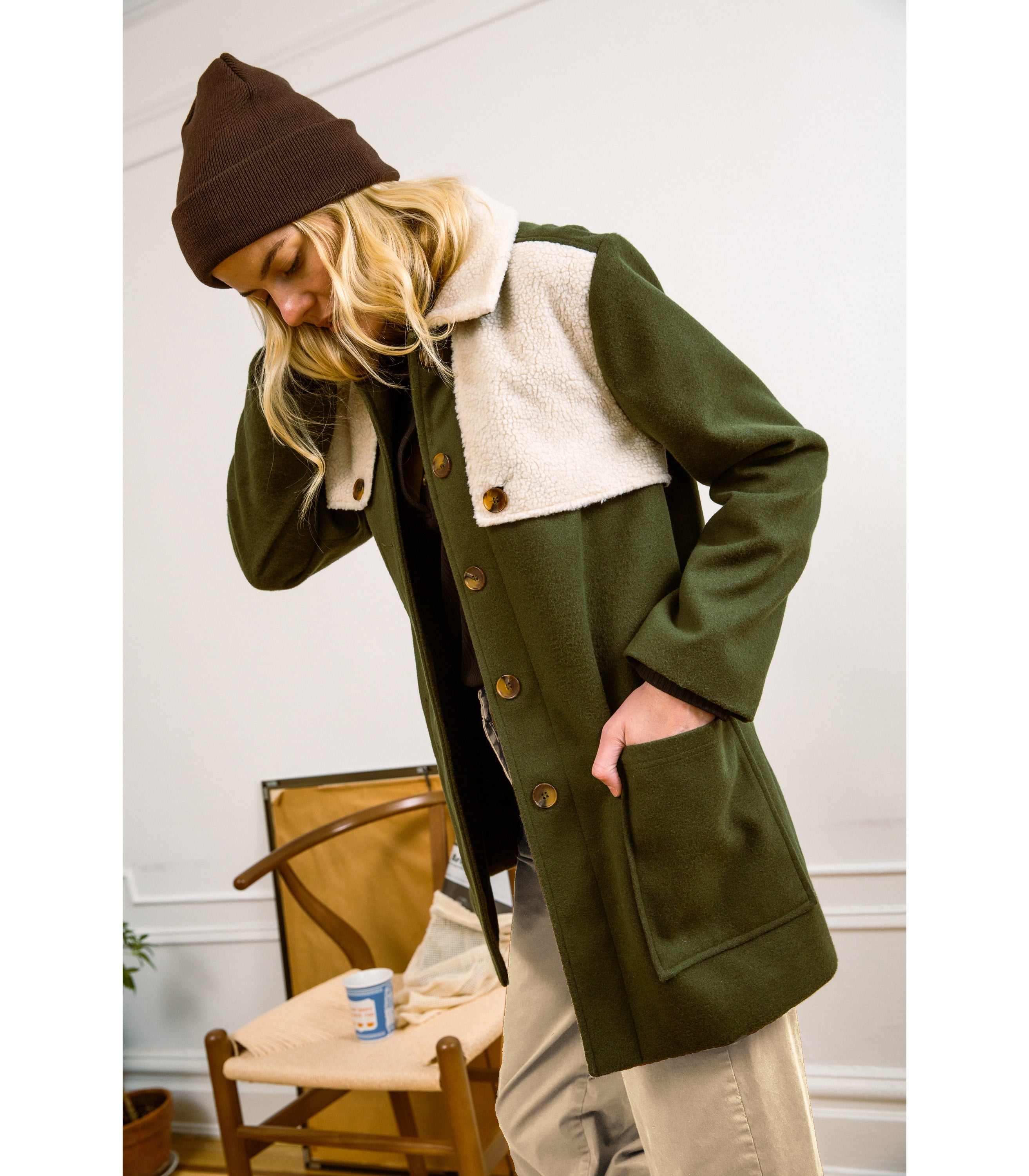 Maggie Field Jacket - Green SAMPLE SALE