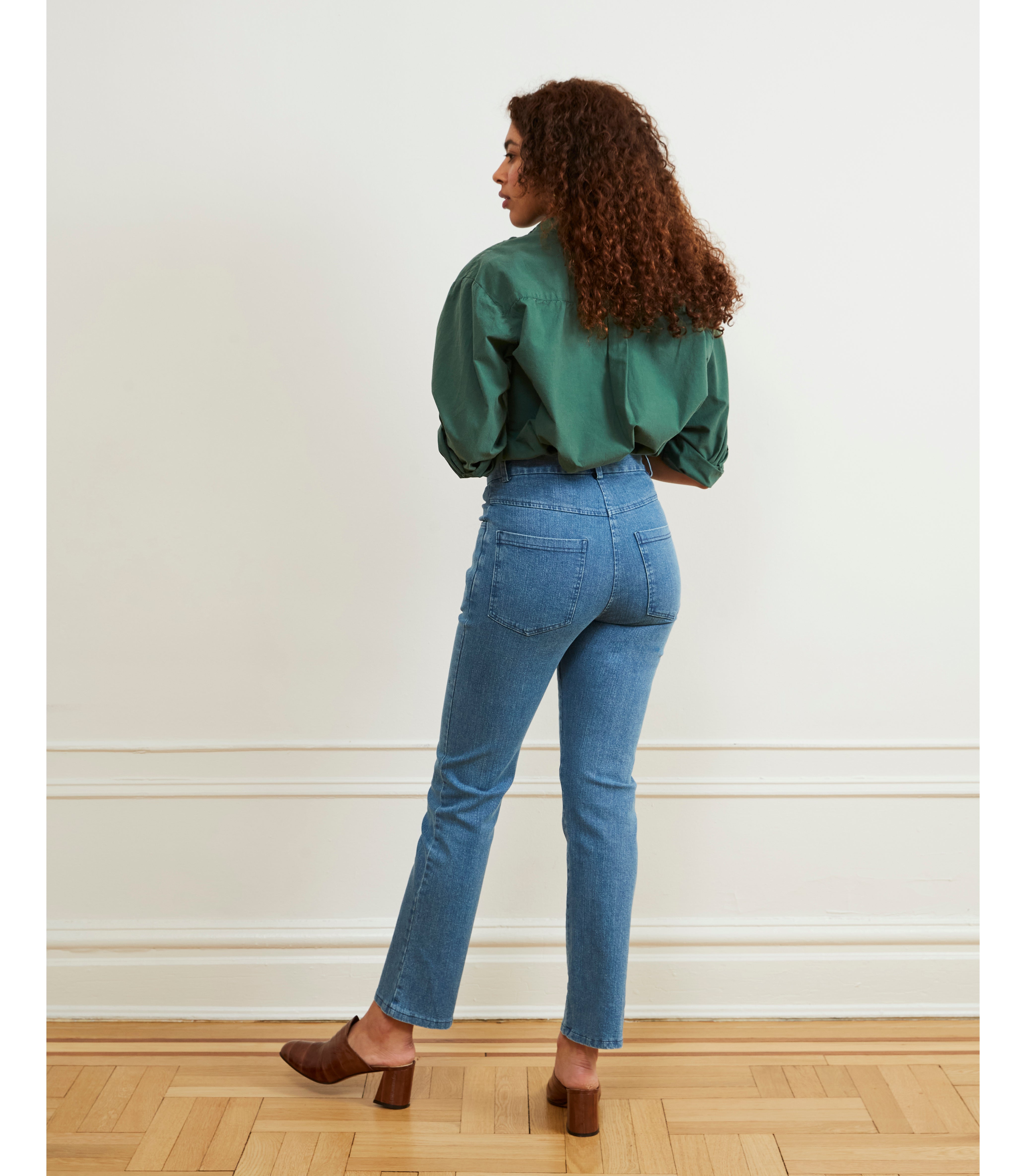 Cleo Jeans in Light Indigo Denim | Loup