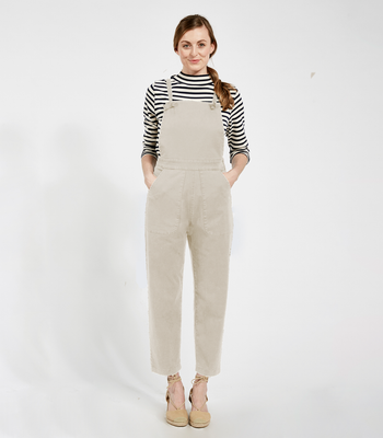 Ivory Knot Overalls