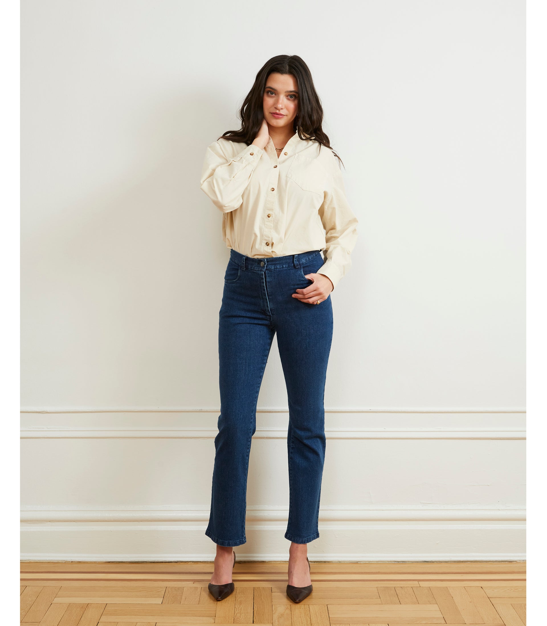 Cleo Straight Ankle Jeans Dark