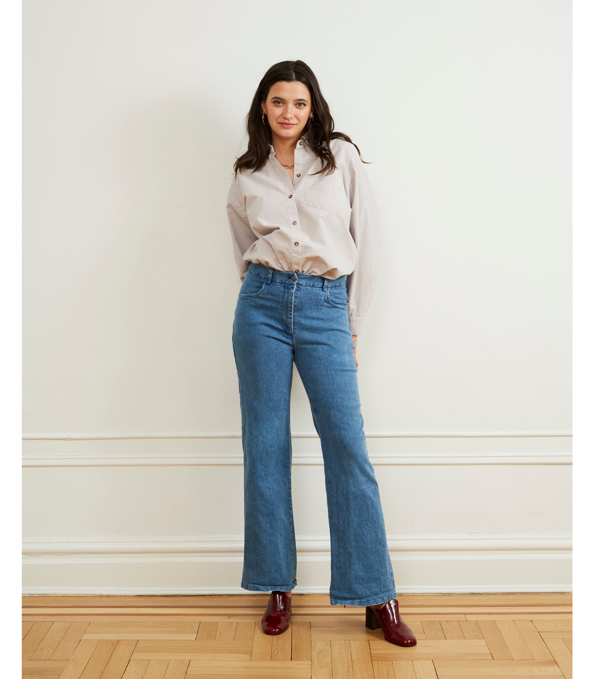 Marie Flare Leg Jeans Light