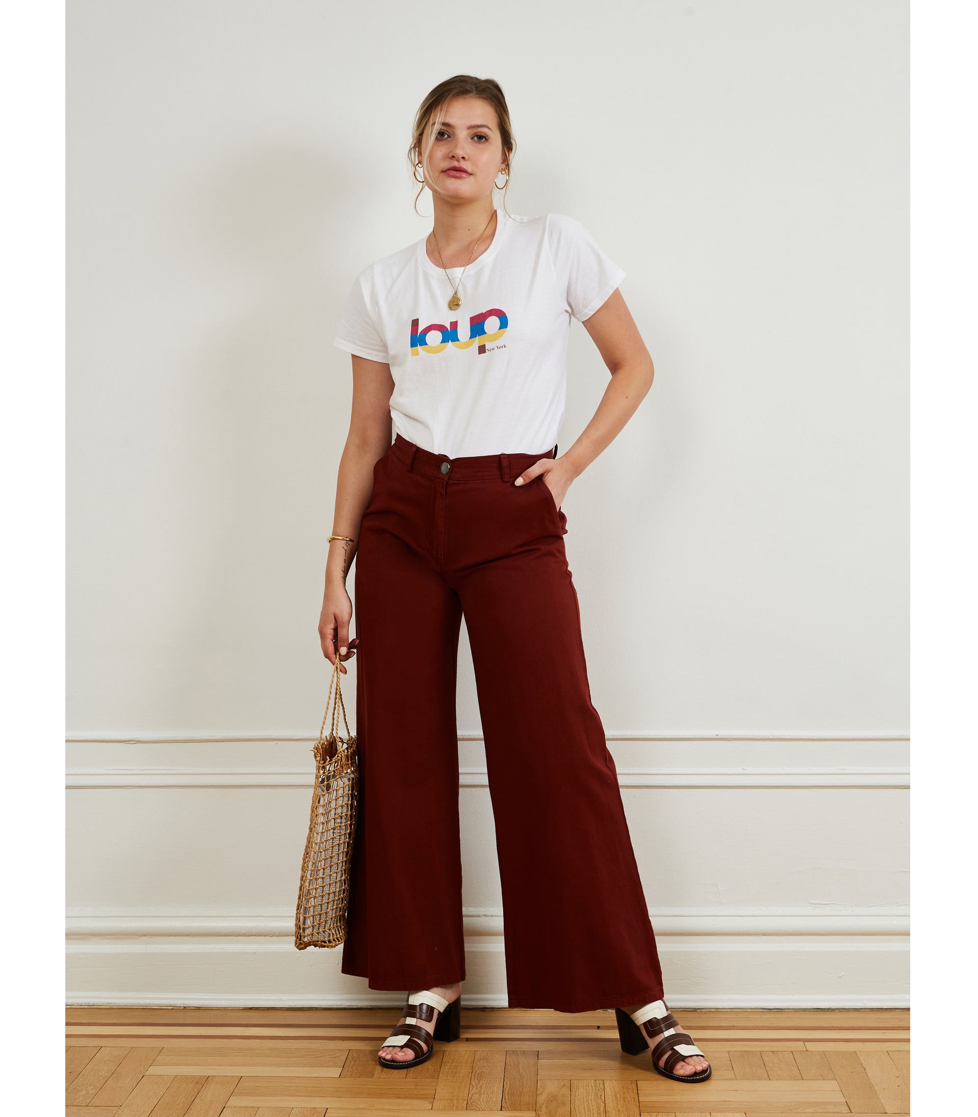 Brigitte Wide Leg Trouser Cocoa