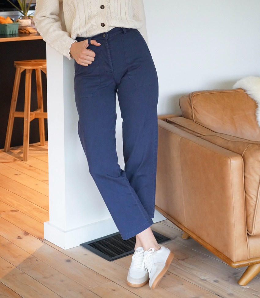 Navy James Work Pant