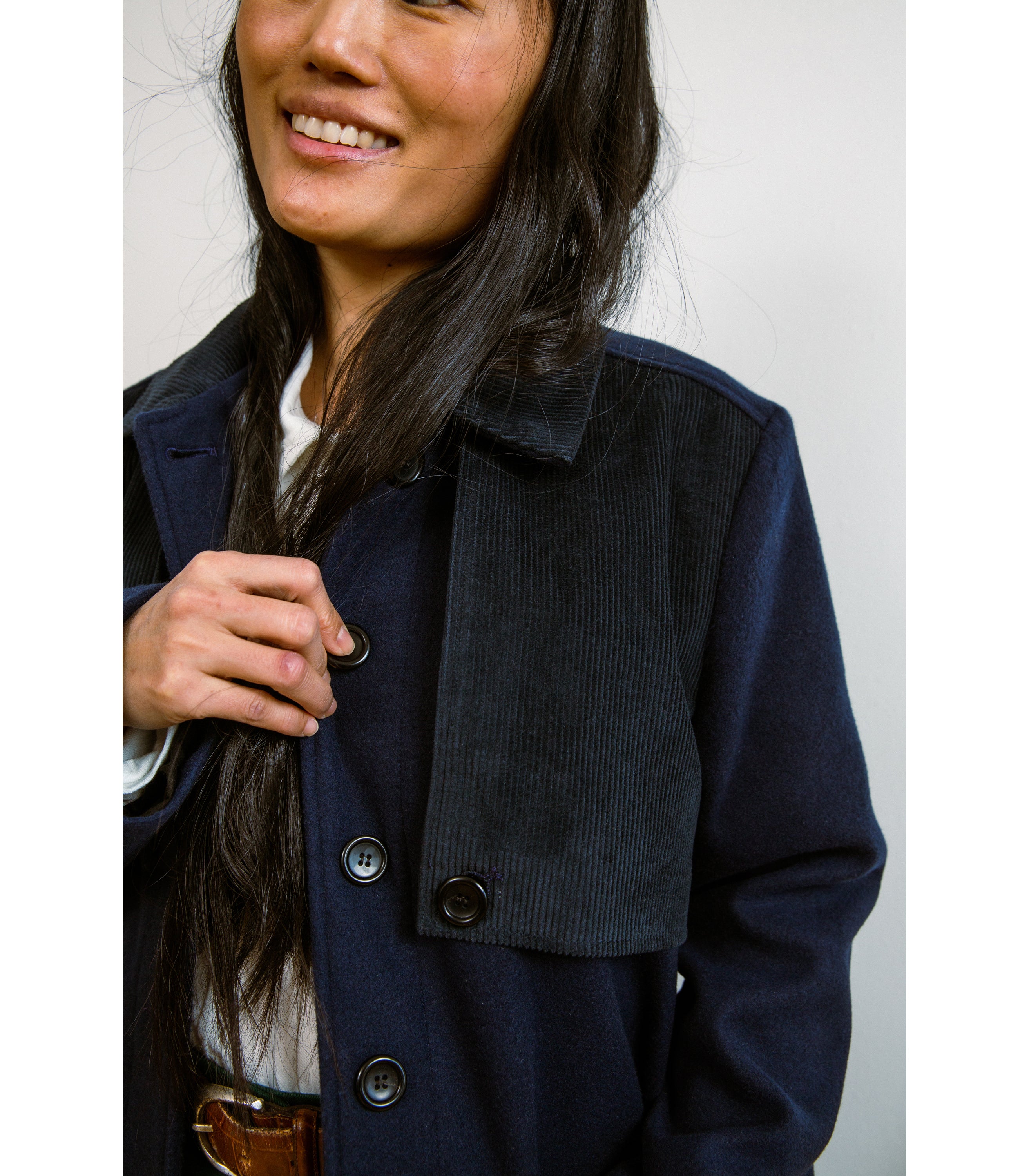 Maggie Field Jacket - Navy SAMPLE SALE