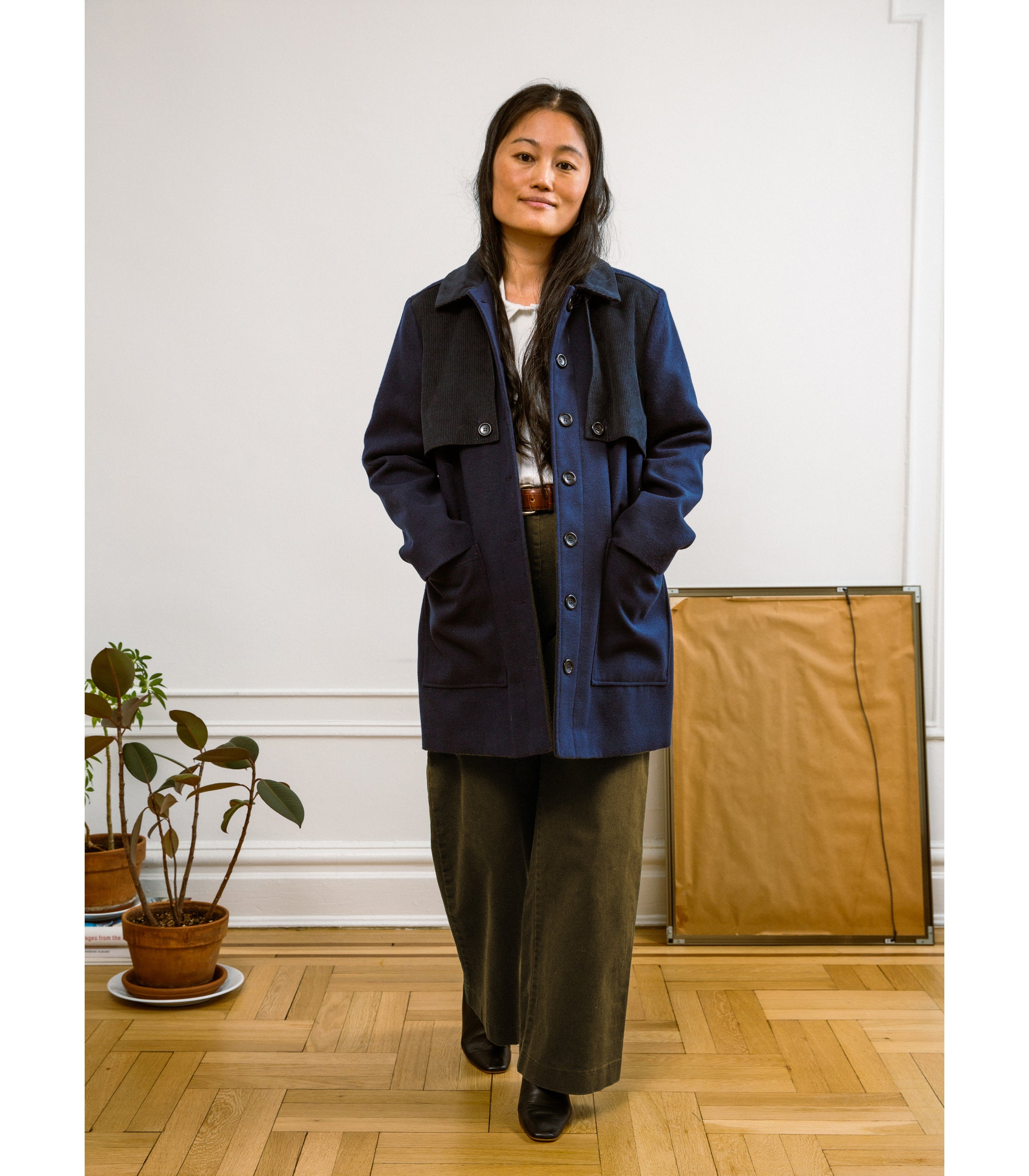 Maggie Field Jacket - Navy SAMPLE SALE