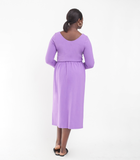 Purple Fosse Dress